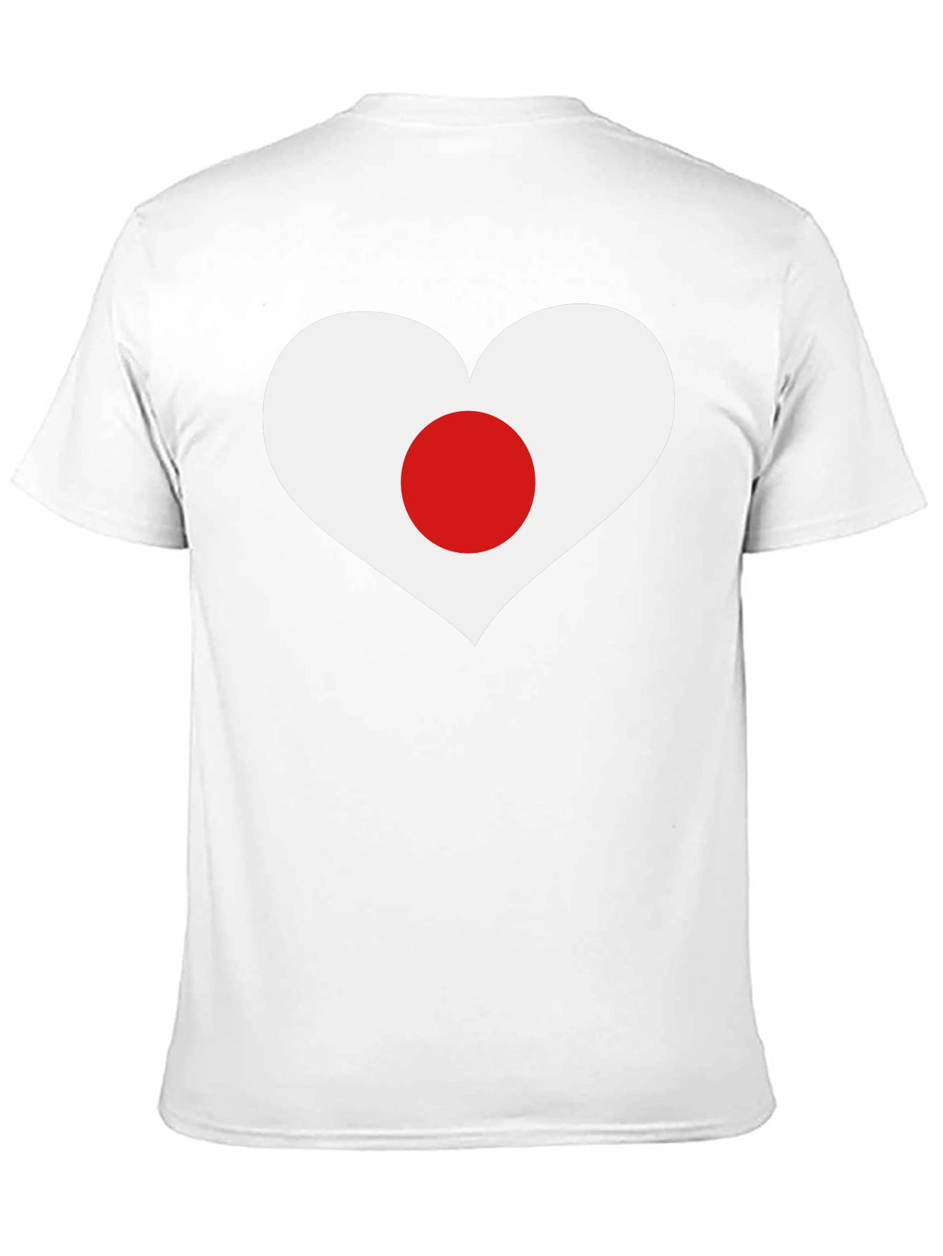 Japan Heart Flag Graphic T-Shirt