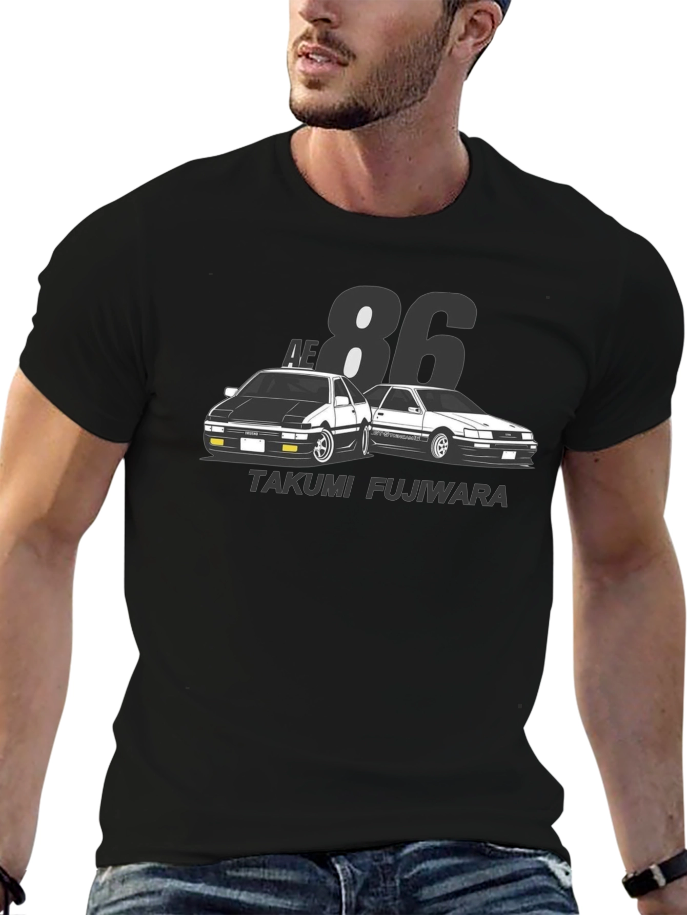 Initial D AE86 T-Shirt - Takumi Fujiwara Tribute