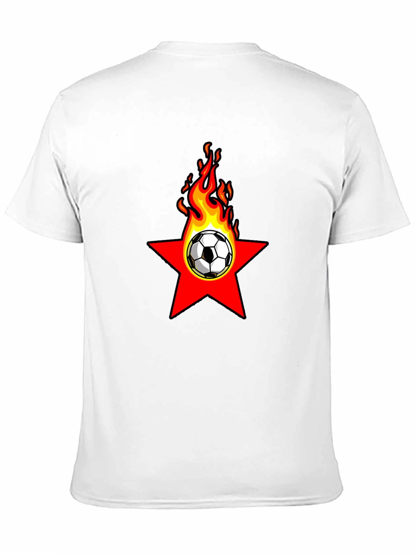 Fiery Soccer Star T-Shirt