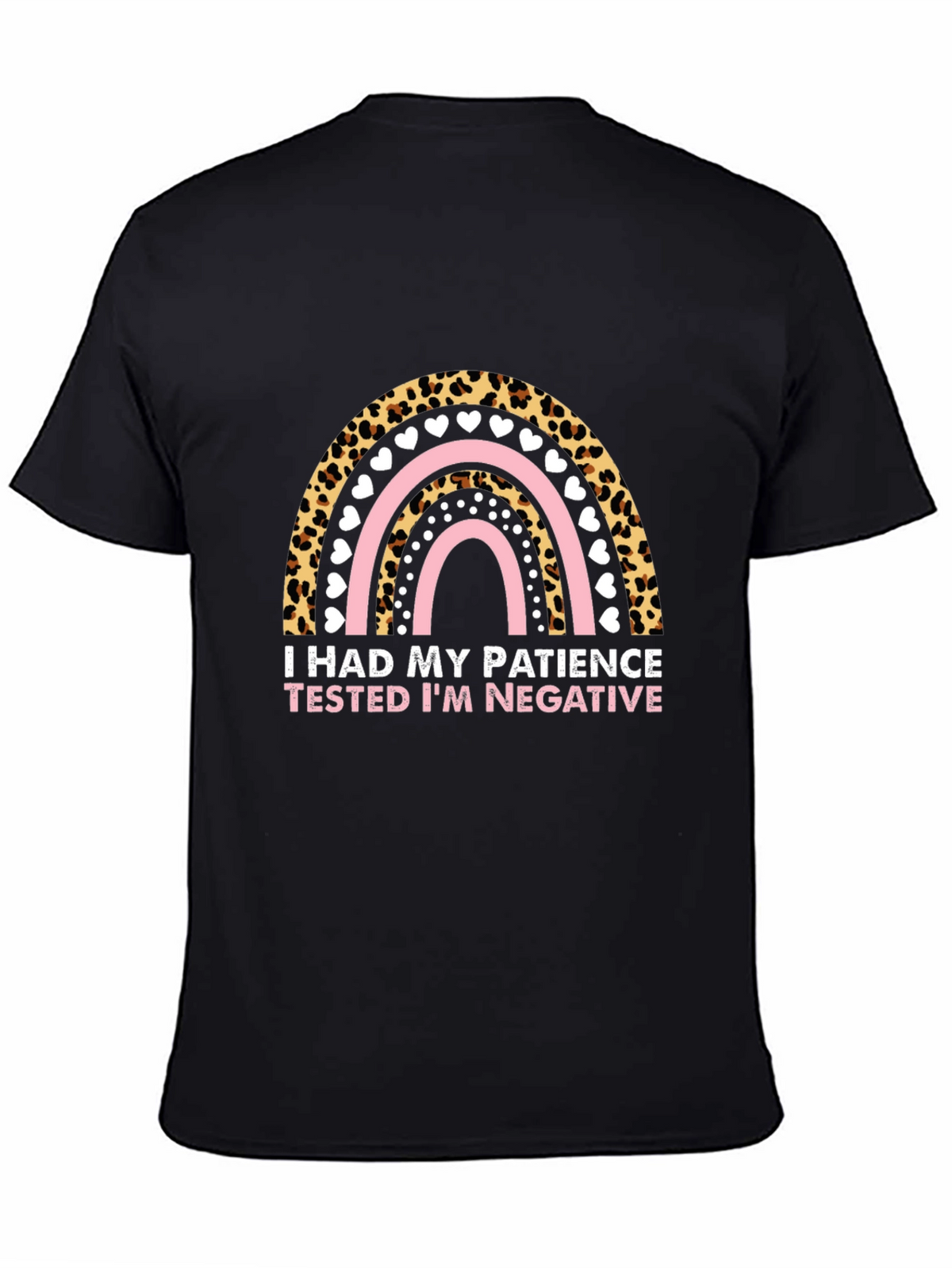 Humorous No Patience Graphic Tee