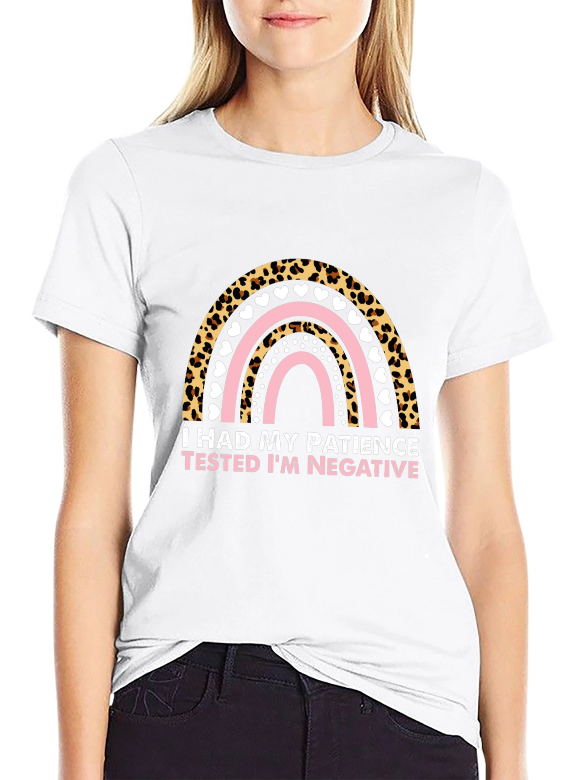 Humorous No Patience Graphic Tee