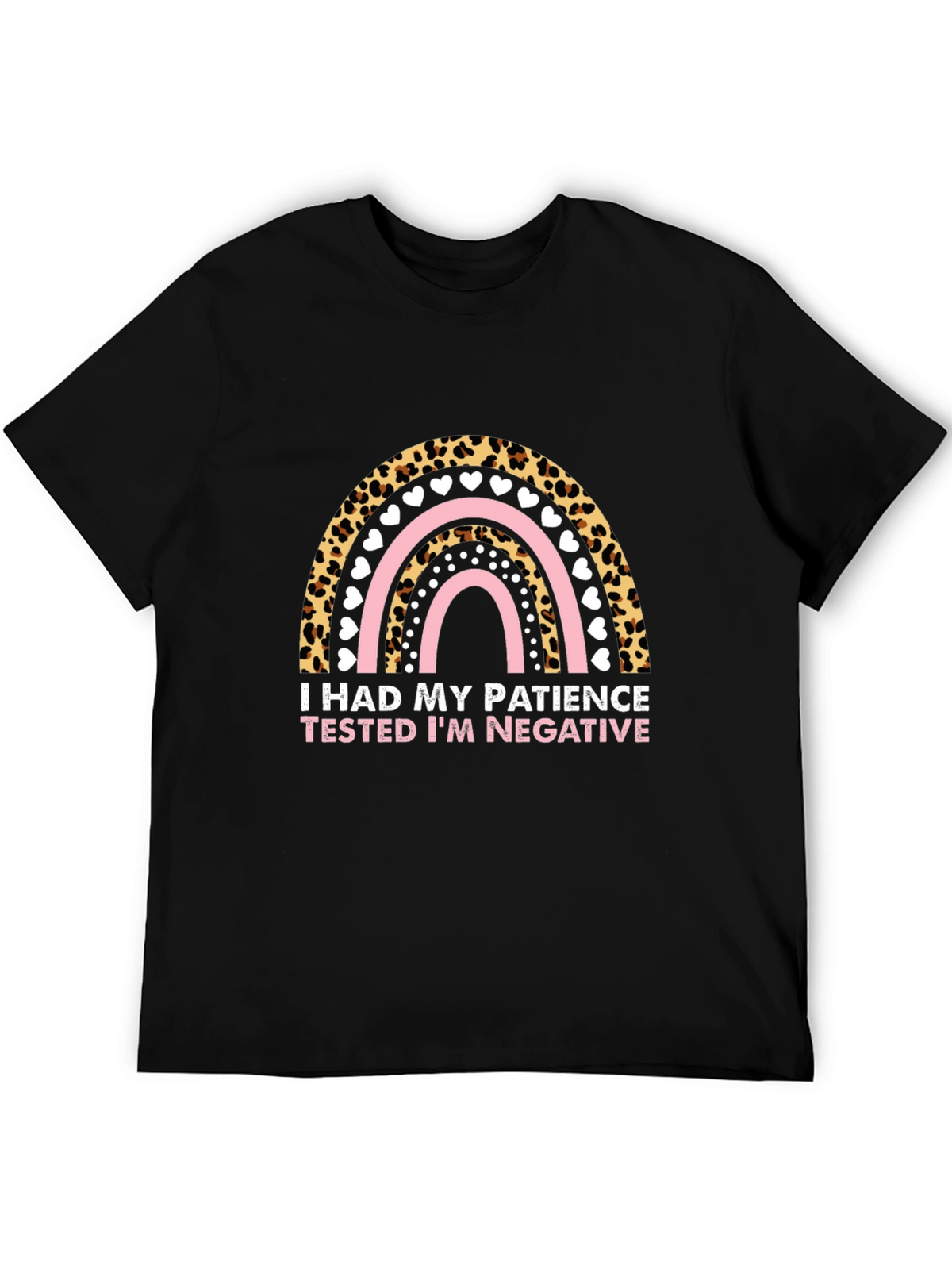 Humorous No Patience Graphic Tee