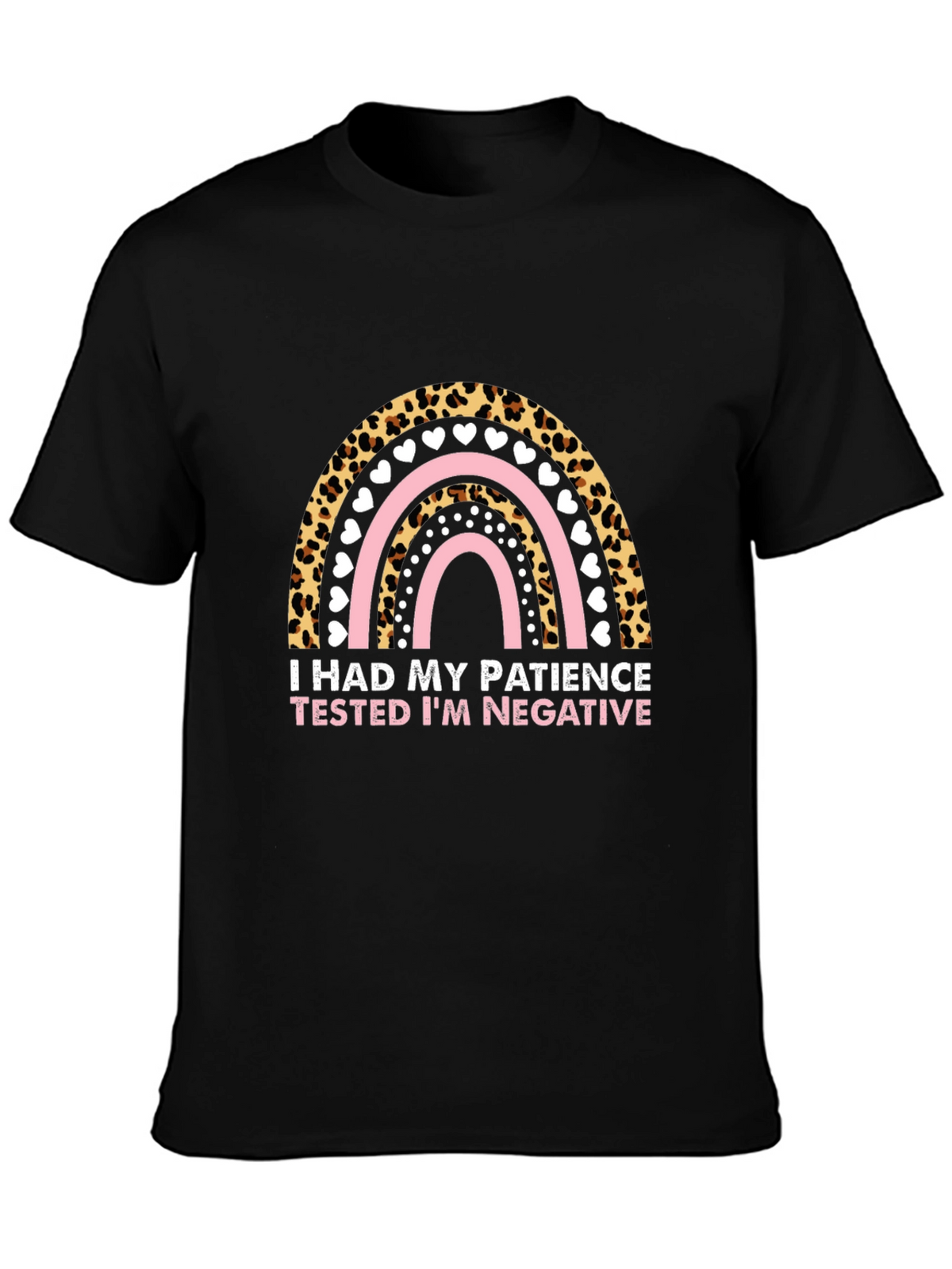 Humorous No Patience Graphic Tee