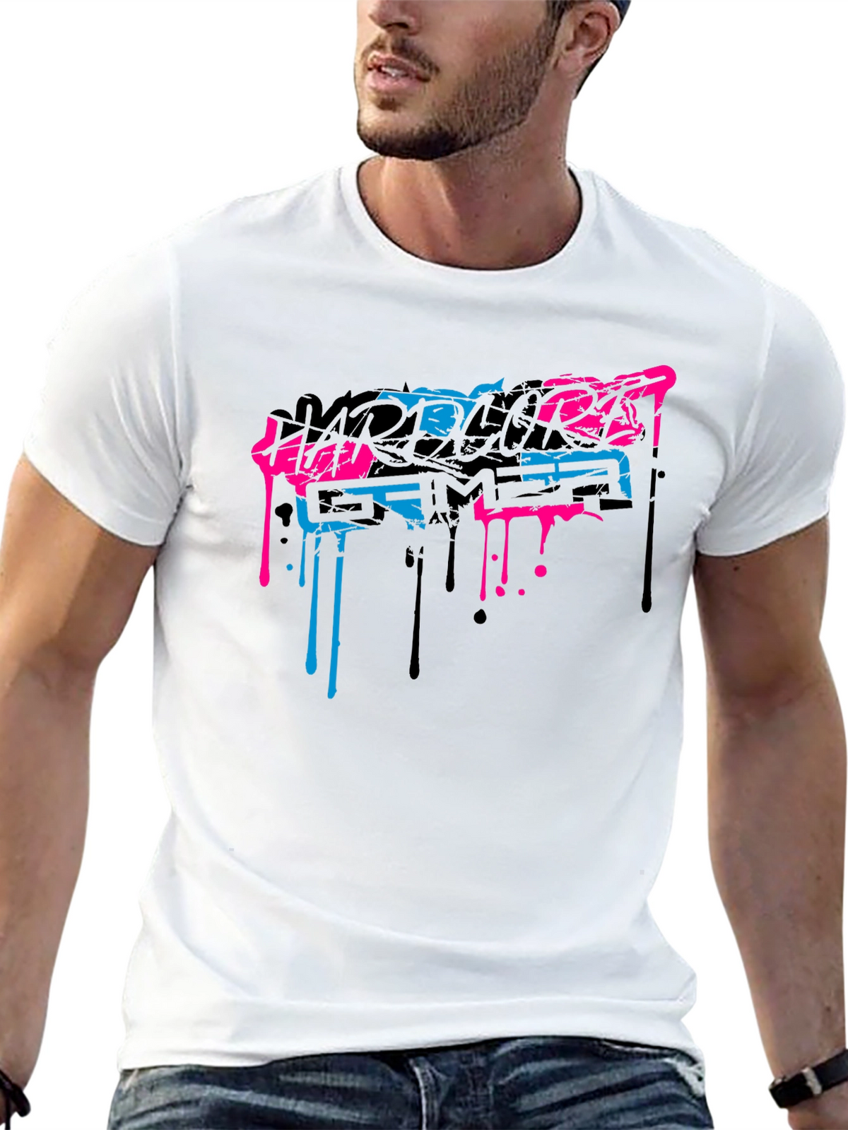 Hardcore Gamer Black T-Shirt