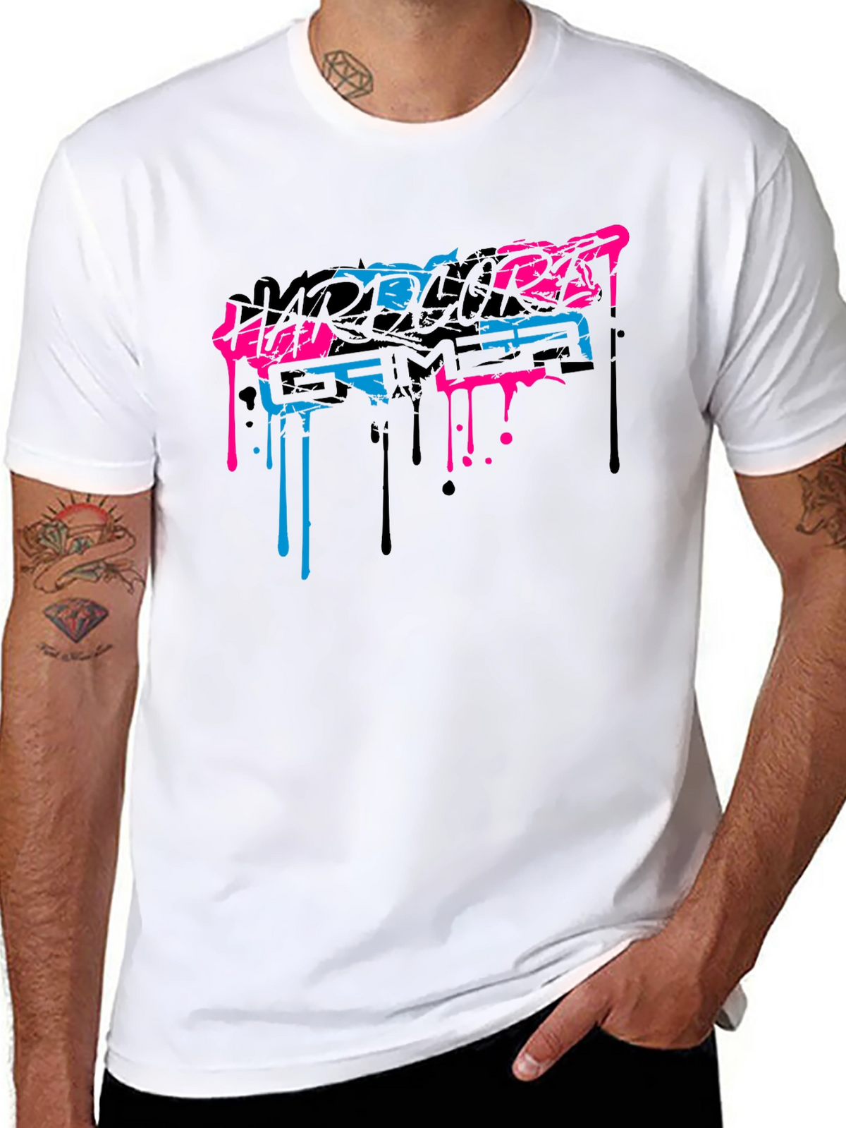 Hardcore Gamer Black T-Shirt