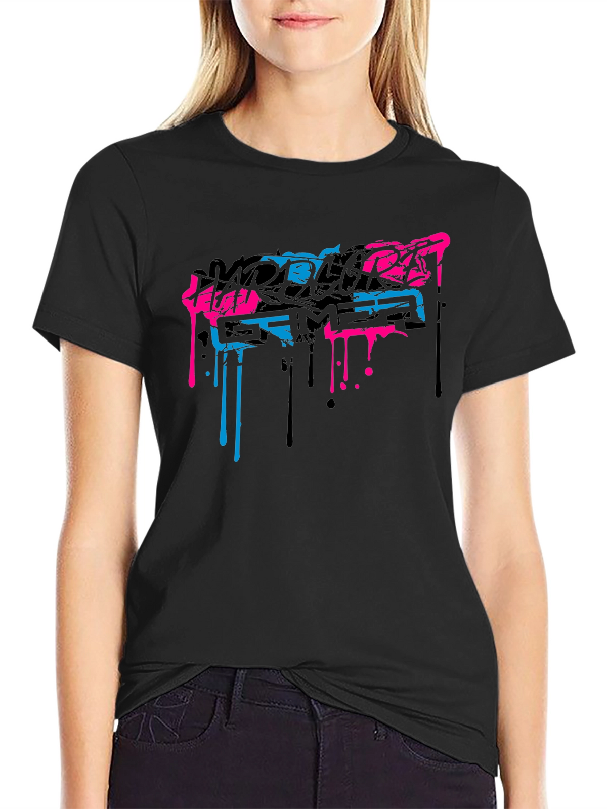 Hardcore Gamer Black T-Shirt