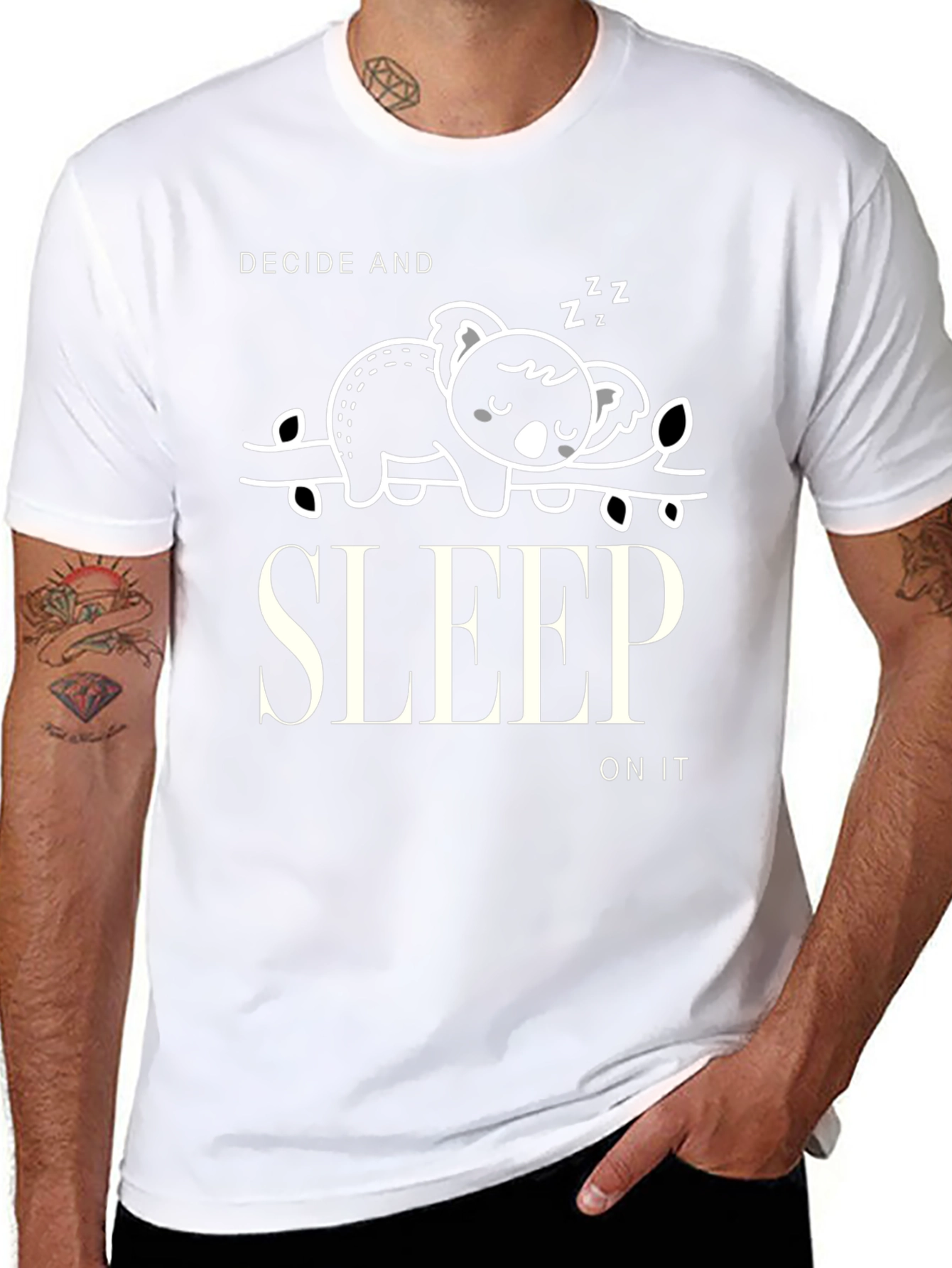 Decide and Sleep On It Graphic T-Shirt