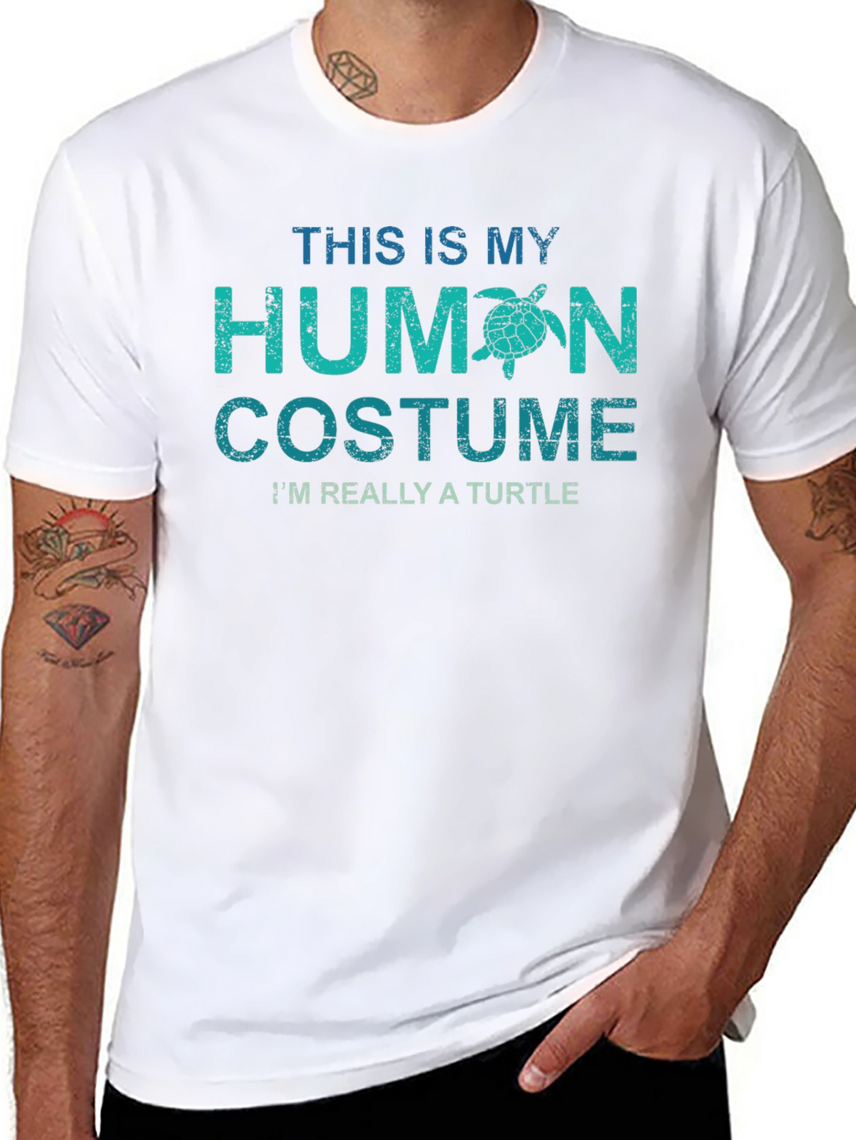 Human Costume Turtle T-Shirt