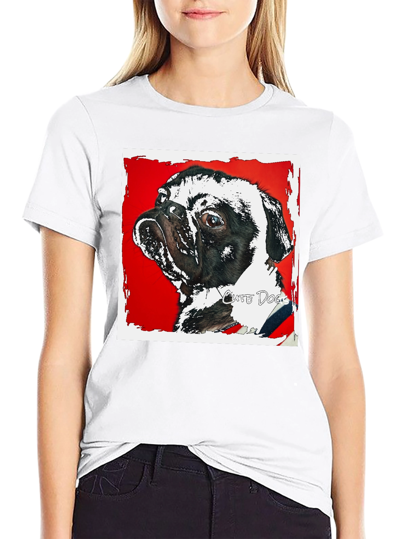 Cute Dog Graphic T-Shirt