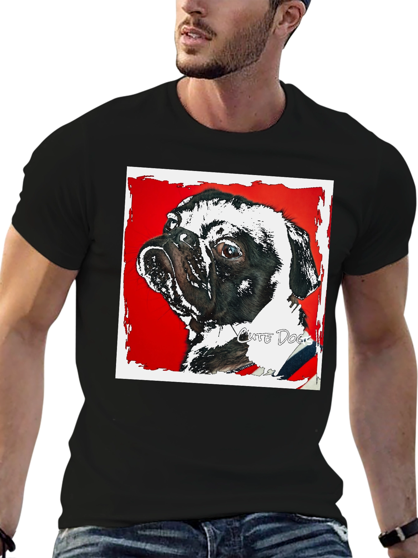Cute Dog Graphic T-Shirt