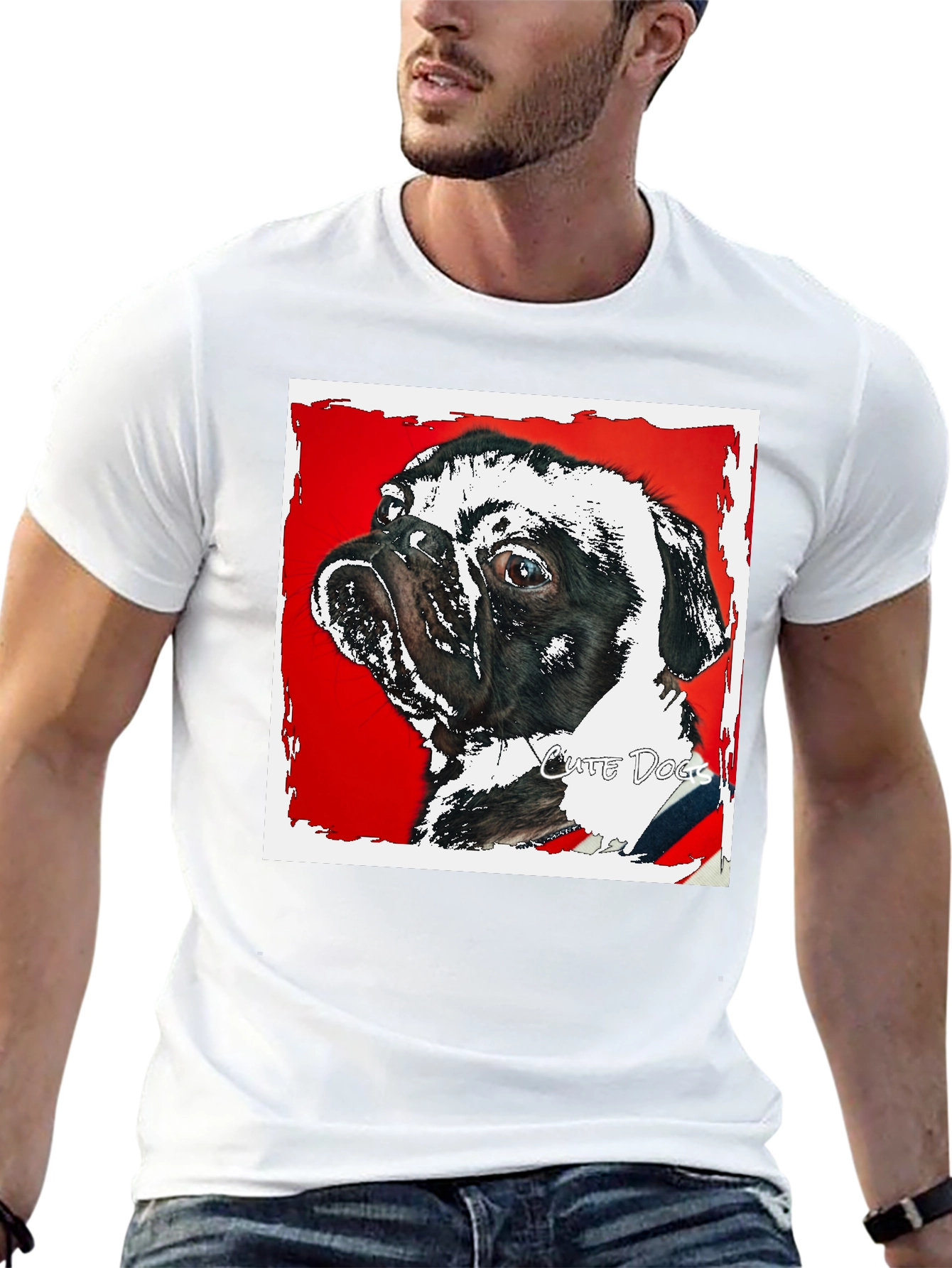 Cute Dog Graphic T-Shirt