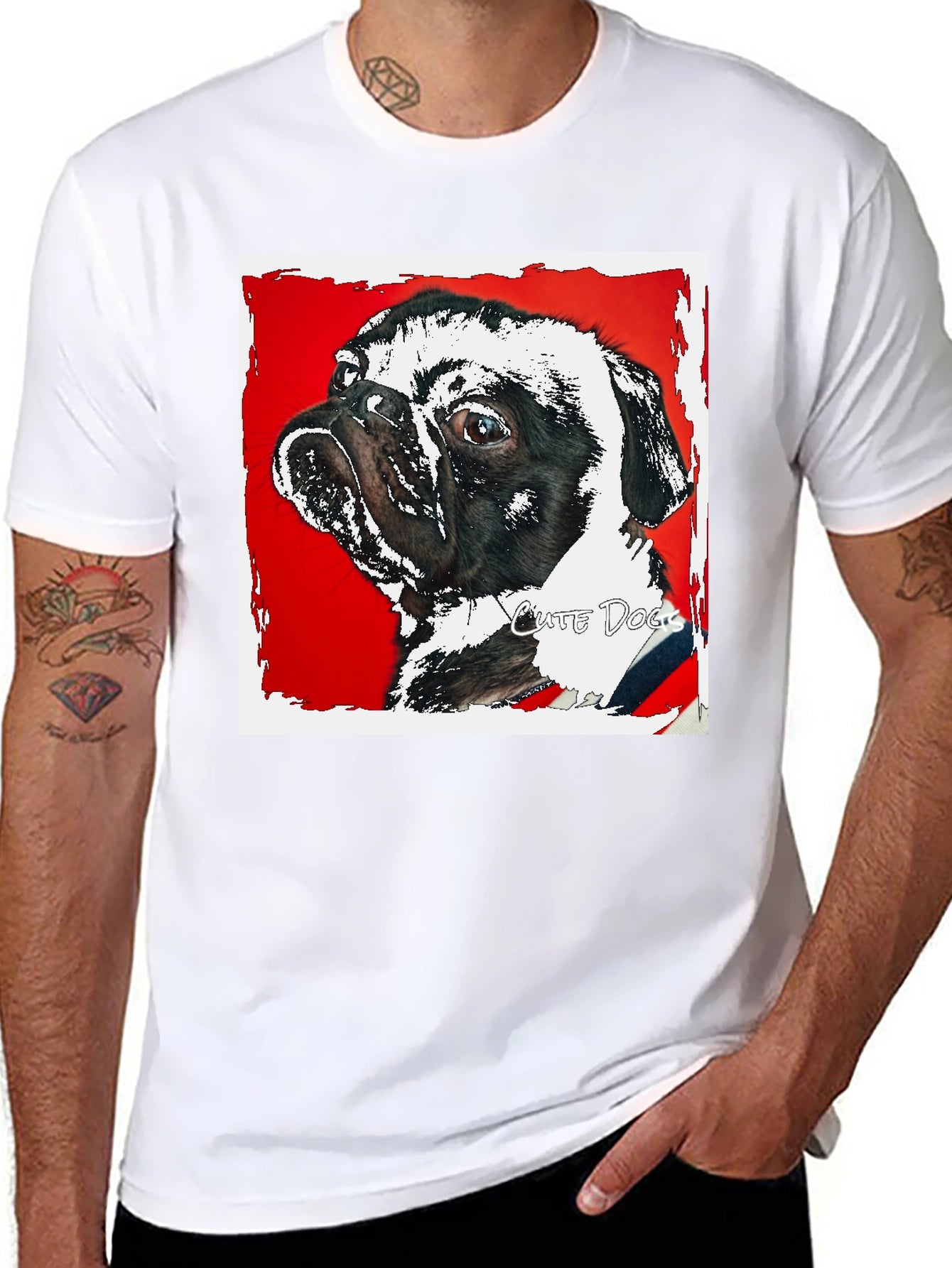 Cute Dog Graphic T-Shirt