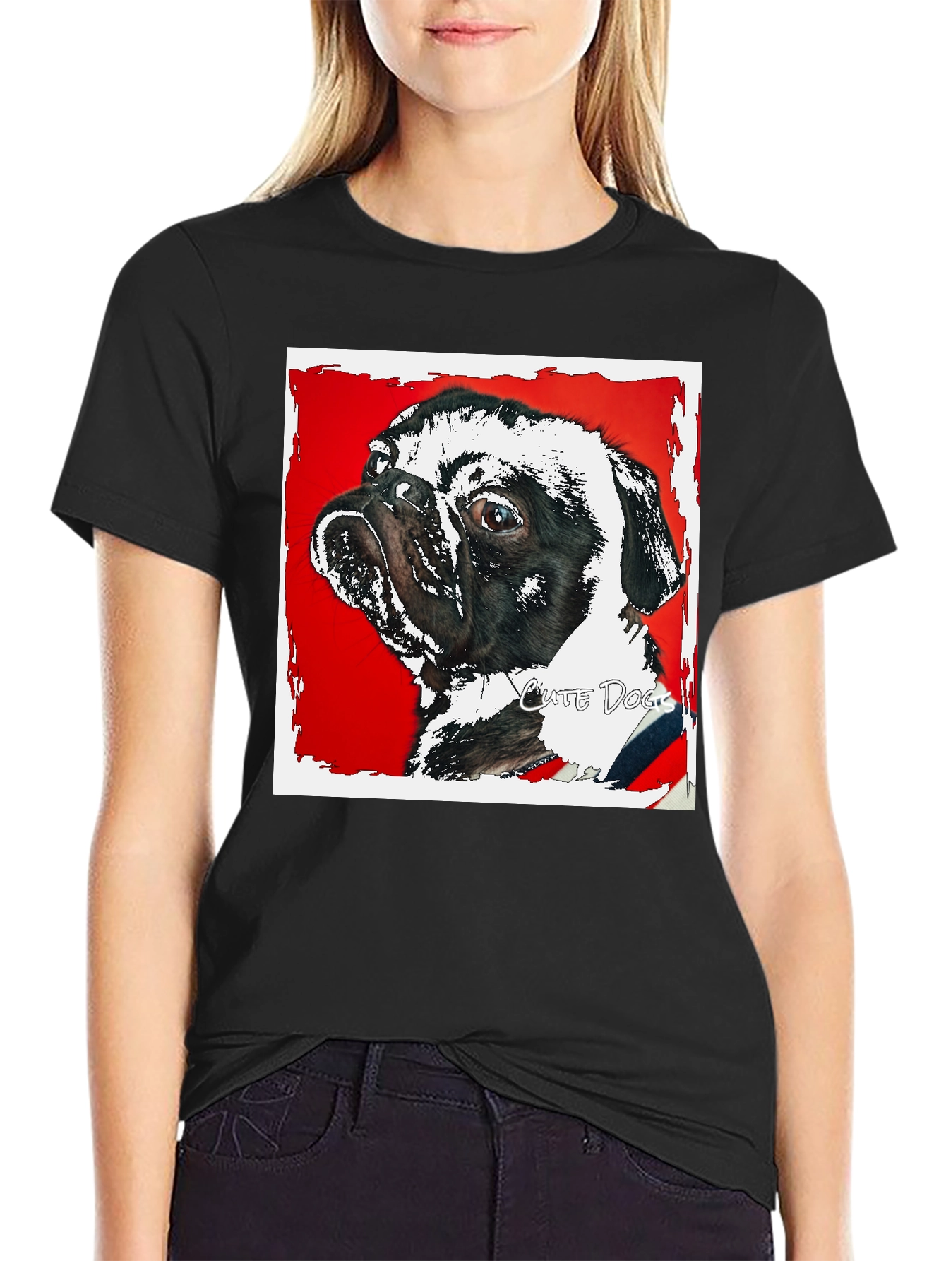 Cute Dog Graphic T-Shirt