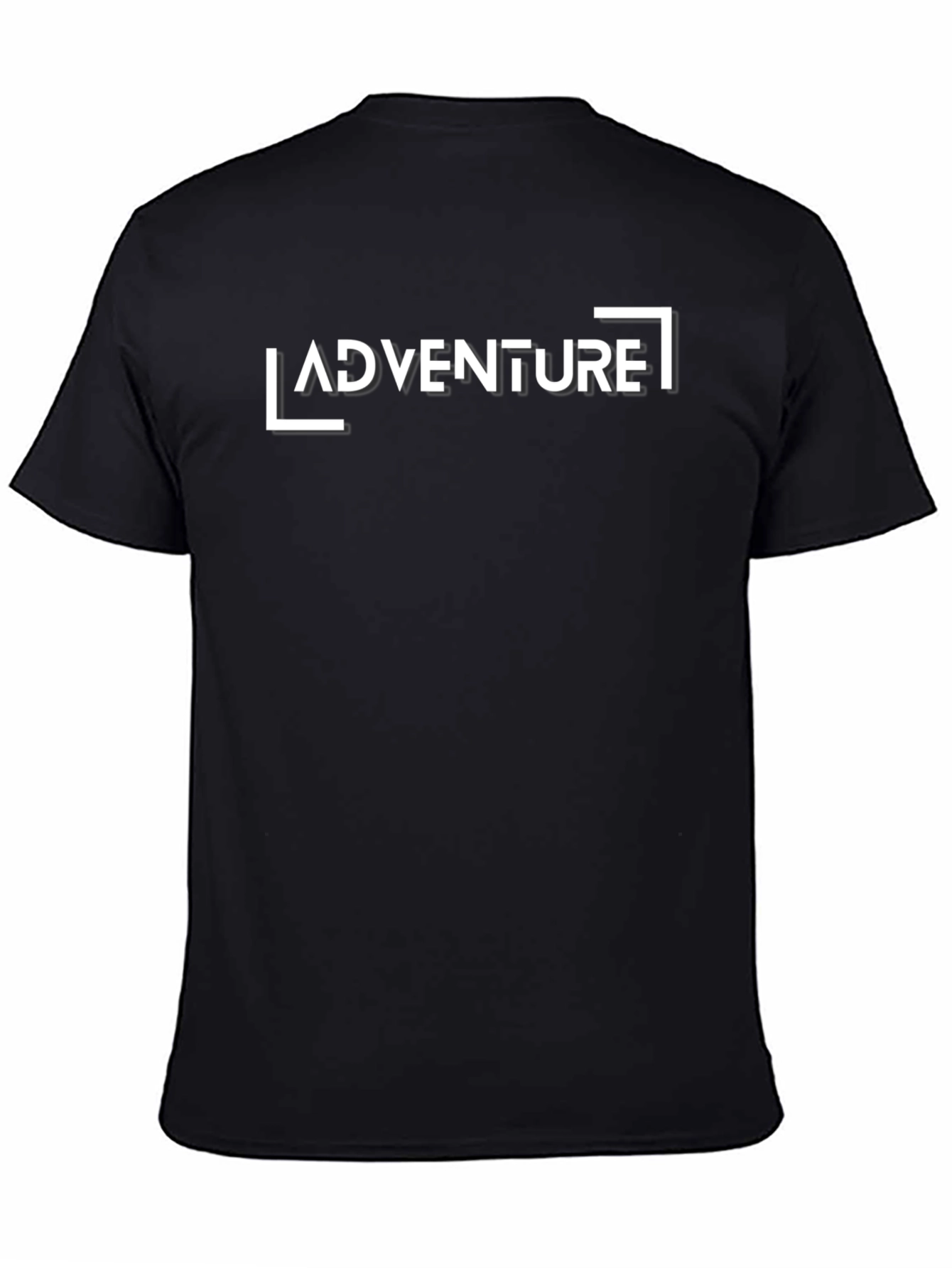 Adventure Graphic Print T-Shirt - Classic Black Tee