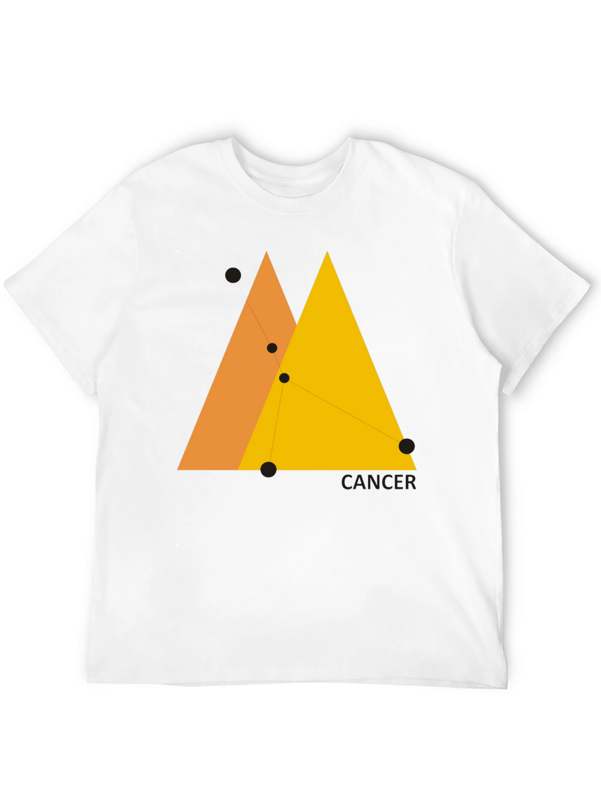 Cancer Constellation Graphic Tee - Modern Zodiac T-Shirt