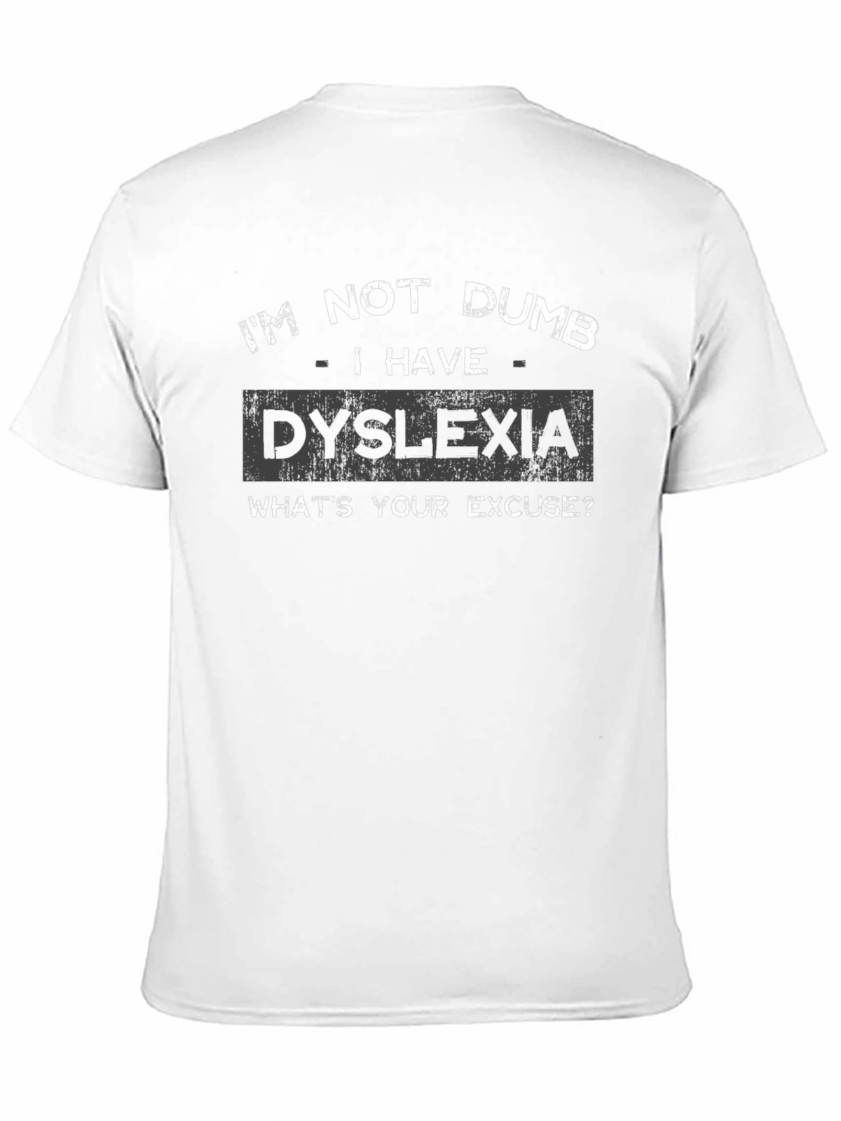 Im Not Dumb - Dyslexia Mens Black T-Shirt