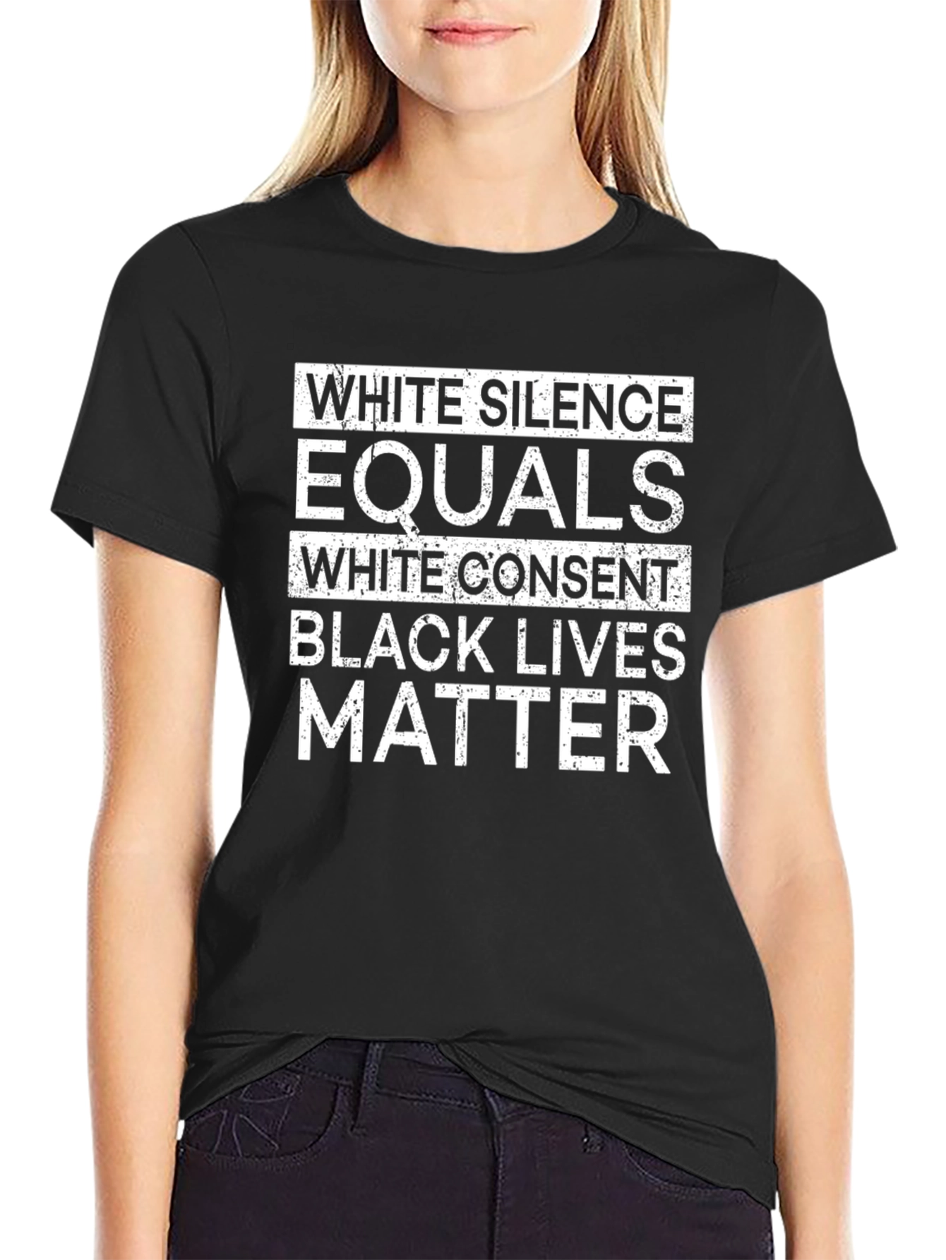 White Silence Equals White Consent BLM T-Shirt