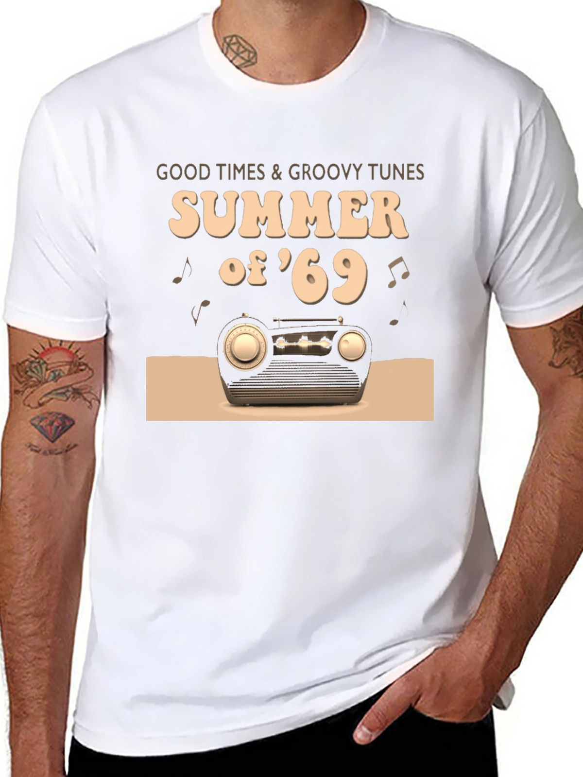 Summer of 69 Groovy Tunes Tee