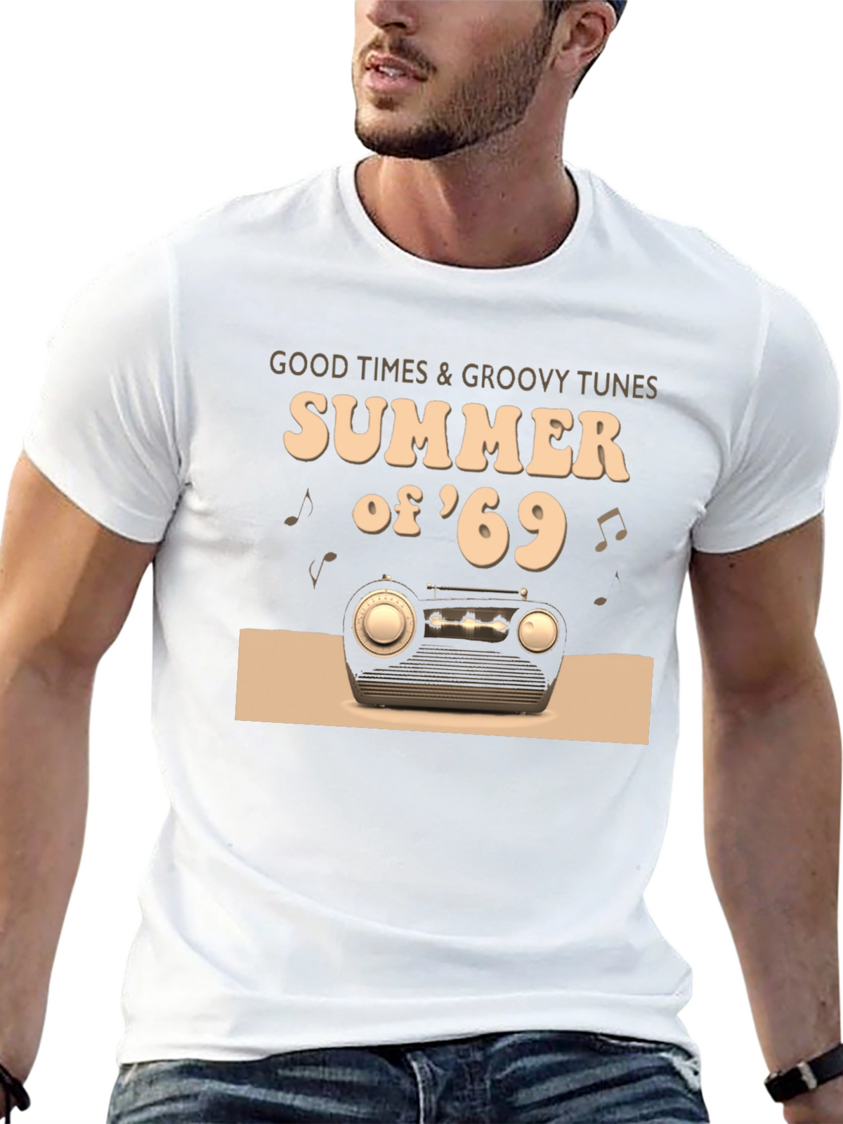 Summer of 69 Groovy Tunes Tee