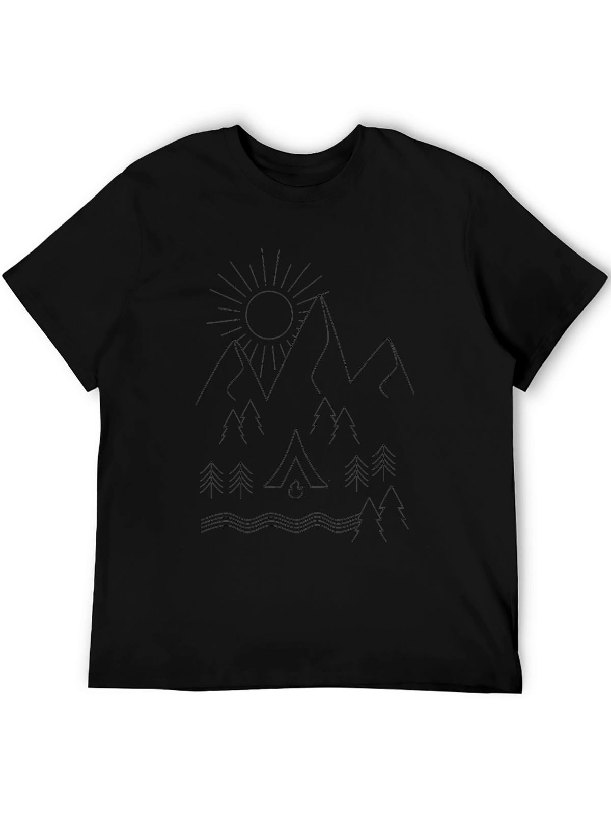 Natures Embrace Graphic Tee - Black