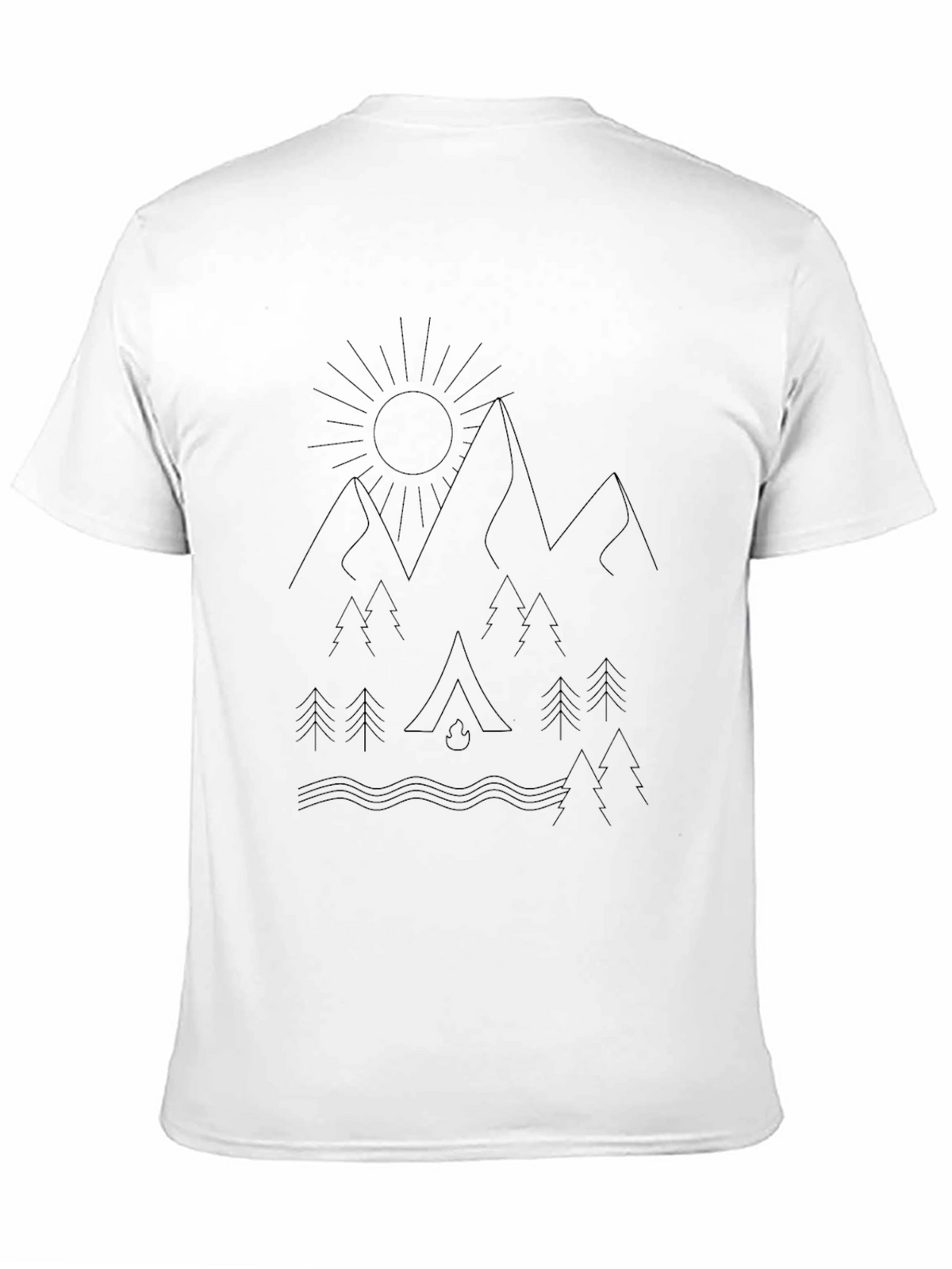 Natures Embrace Graphic Tee - Black