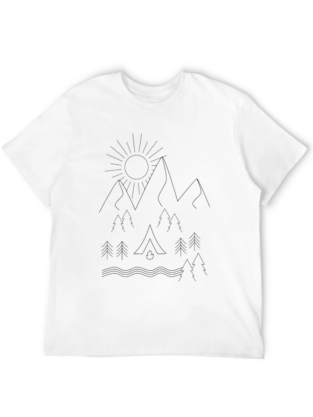 Natures Embrace Graphic Tee - Black