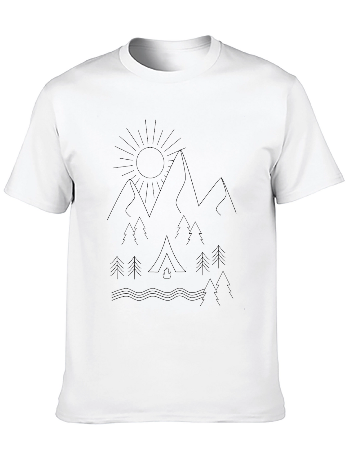 Natures Embrace Graphic Tee - Black