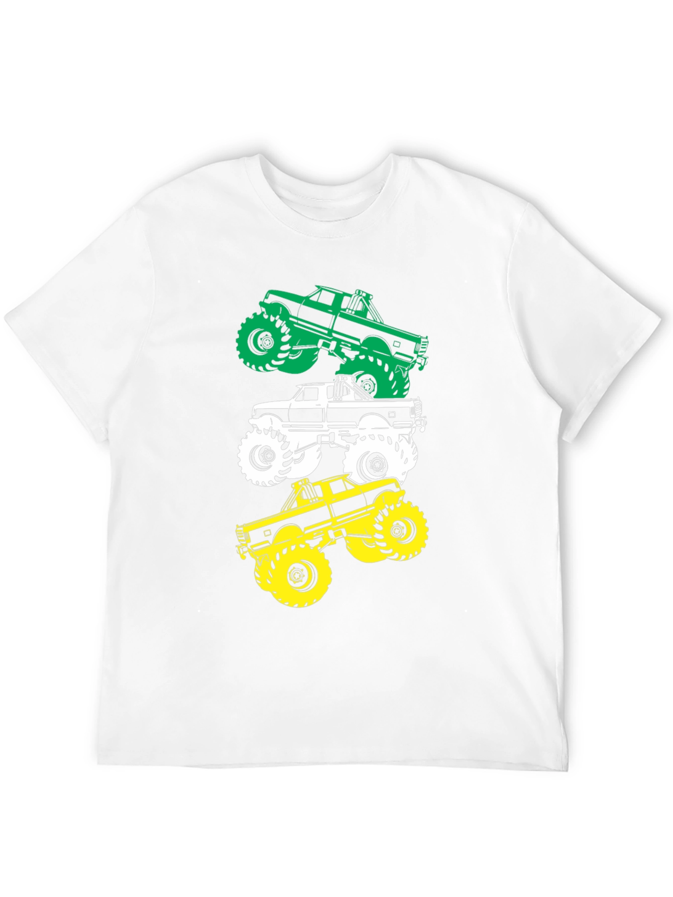 Monster Truck Graphic Tee - Black Cotton