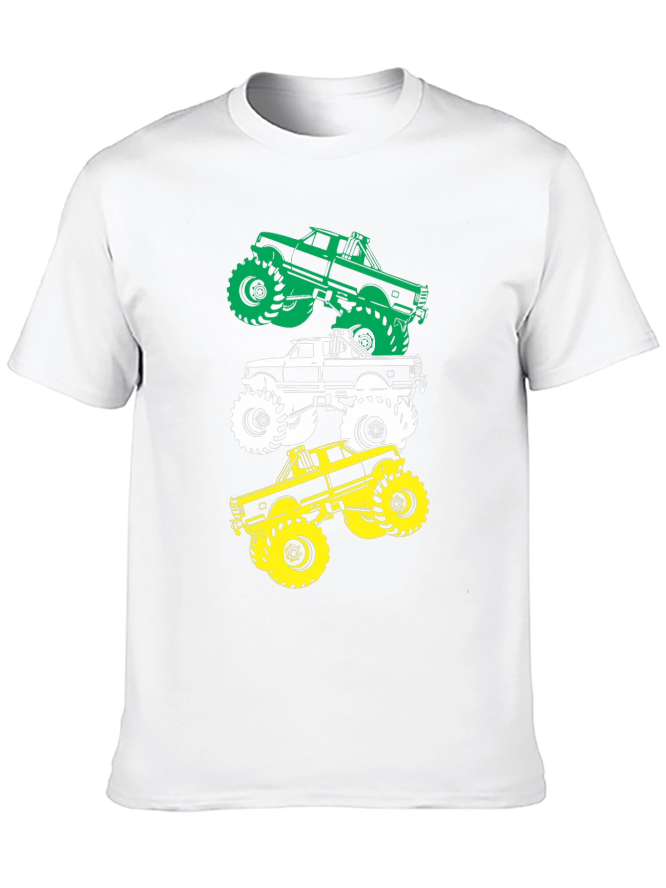 Monster Truck Graphic Tee - Black Cotton