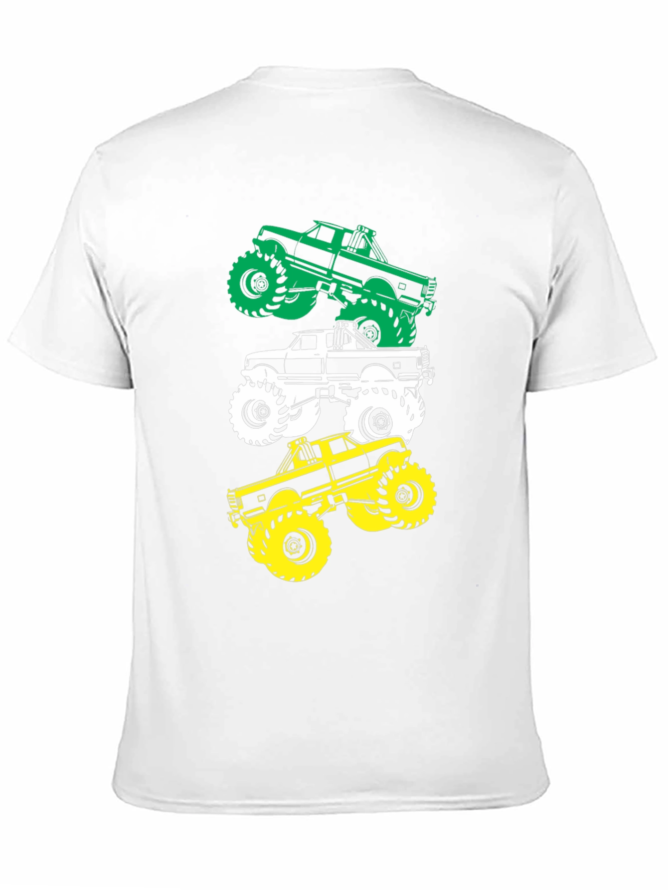 Monster Truck Graphic Tee - Black Cotton