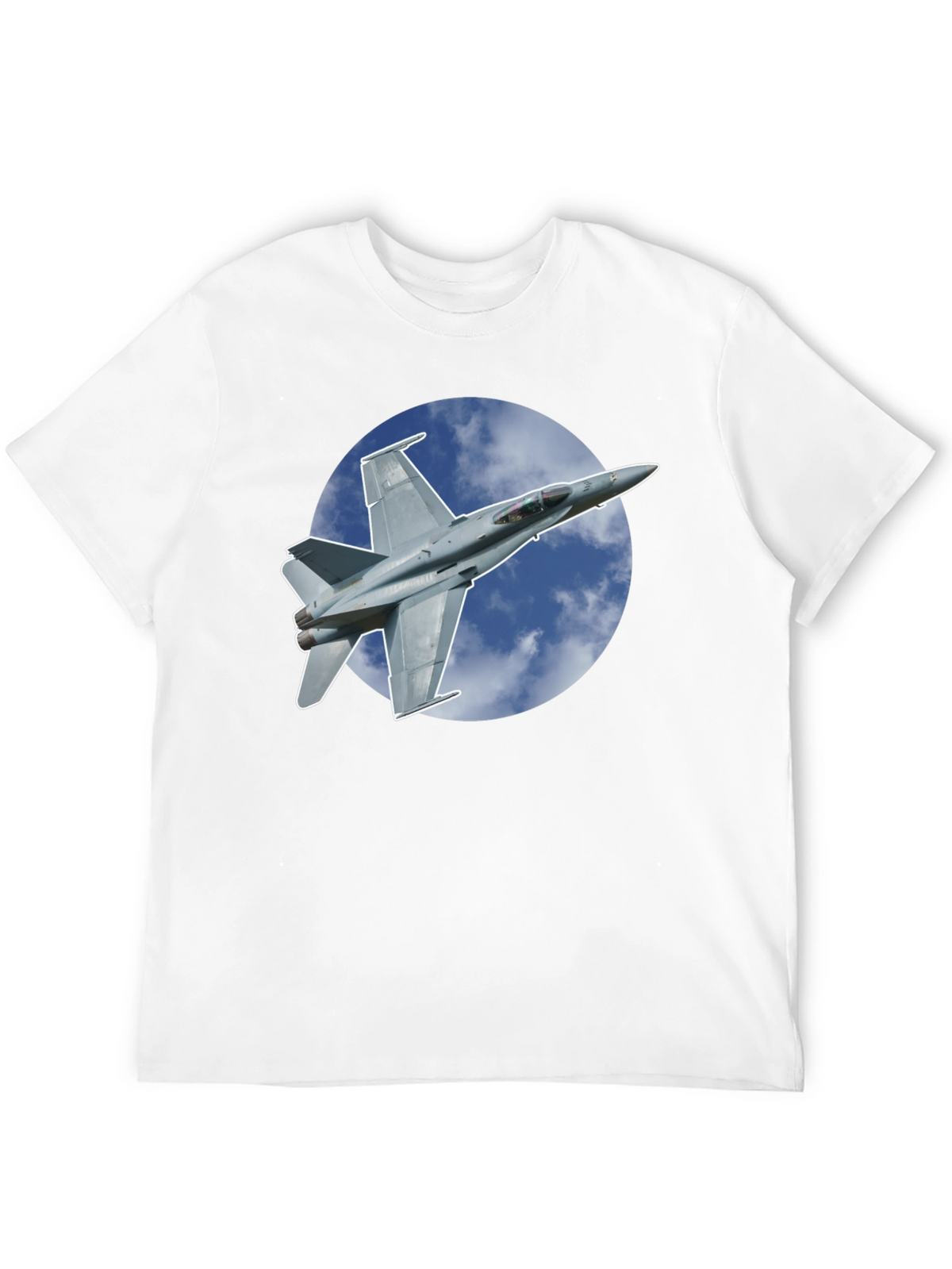 Jet Fighter Graphic Black T-Shirt