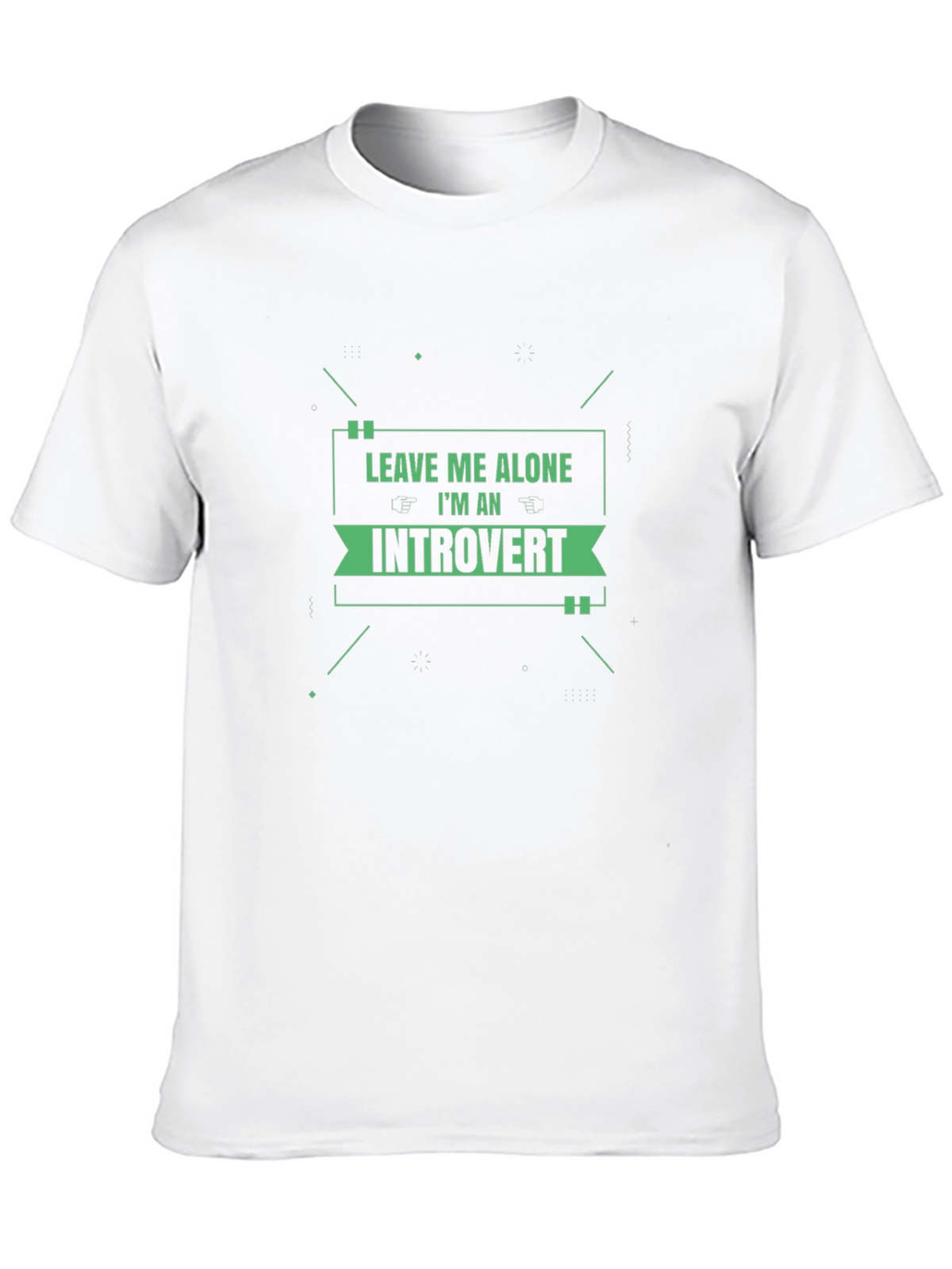 Leave Me Alone Introvert T-Shirt - Comfy Black Tee
