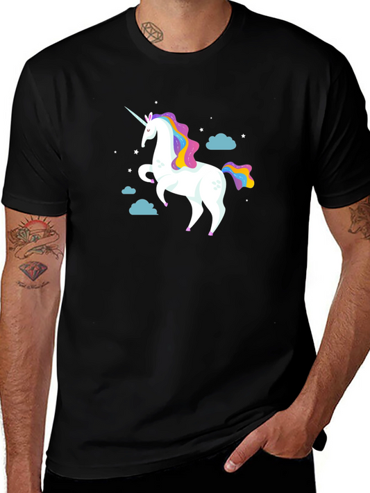 Unicorn Graphic Tee - Magical Black T-Shirt