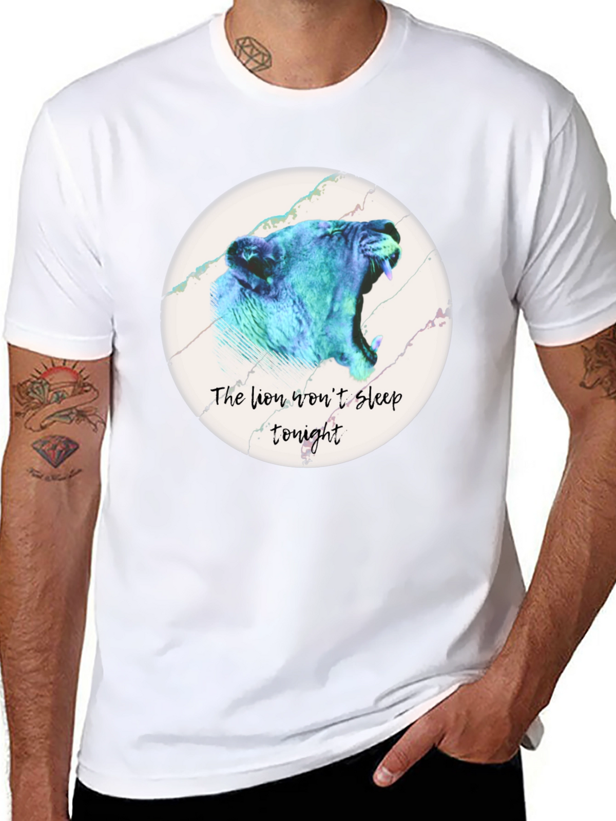 Lion Wont Sleep Tonight Graphic Tee