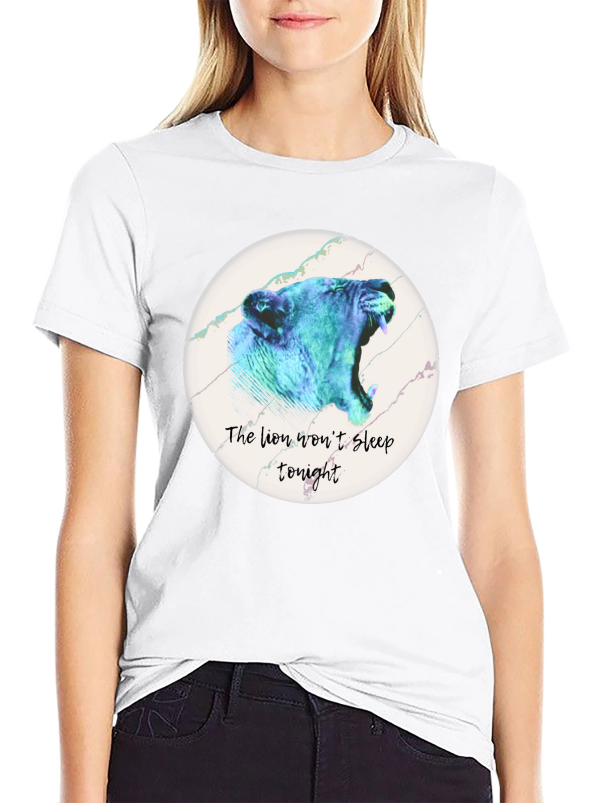 Lion Wont Sleep Tonight Graphic Tee