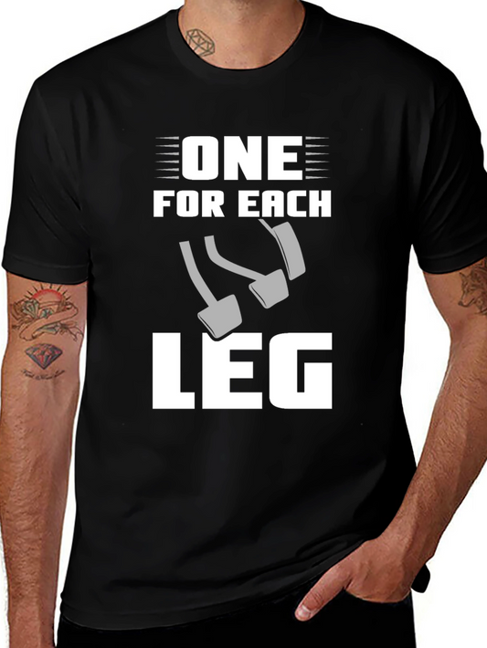One For Each Leg T-Shirt Funny Car Pedal Graphic Tee