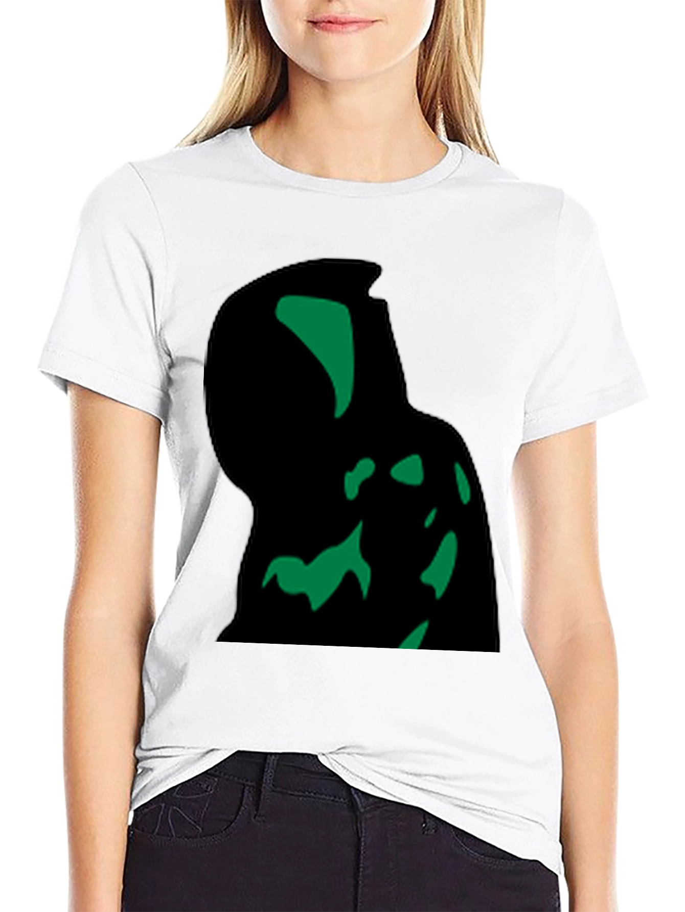 Abstract Graphic Tee - Modern Black T-Shirt