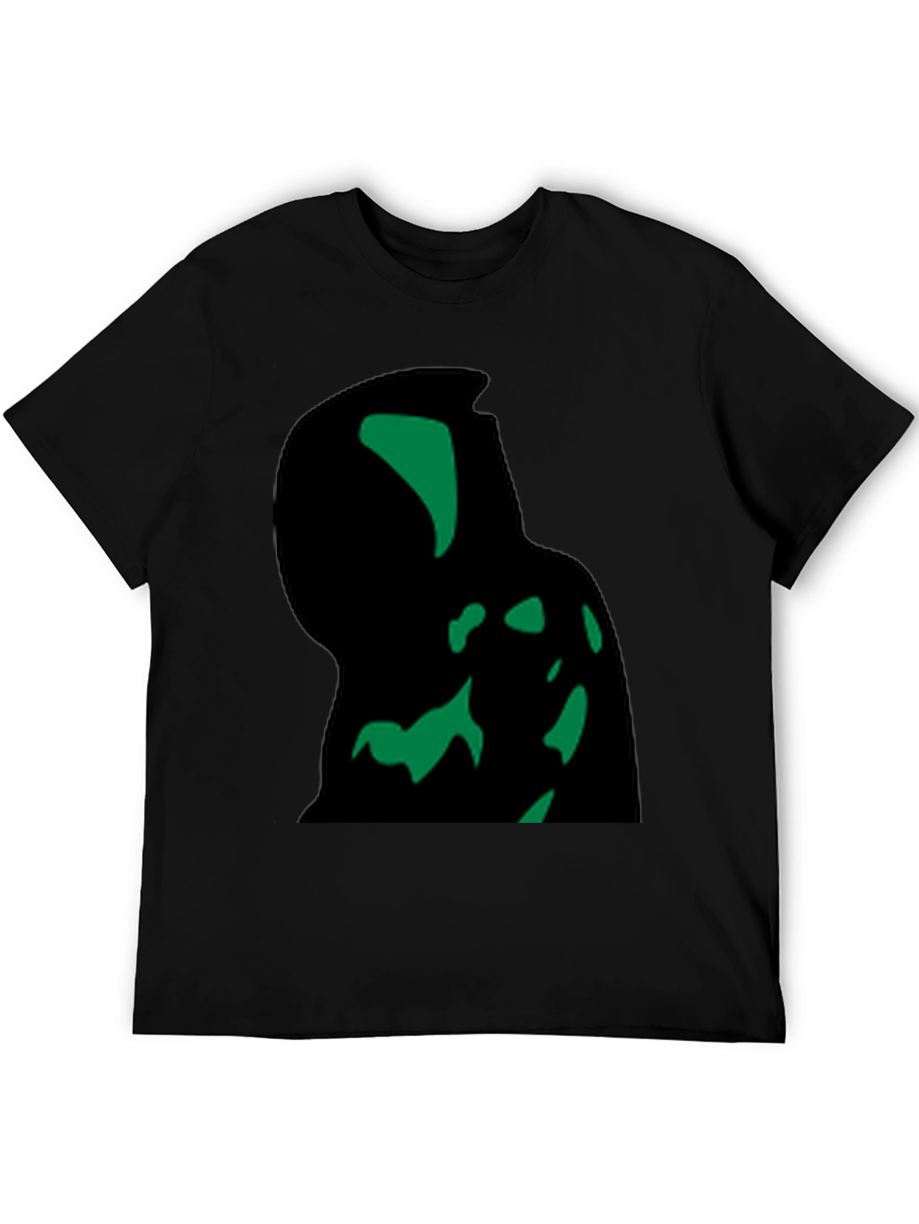Abstract Graphic Tee - Modern Black T-Shirt