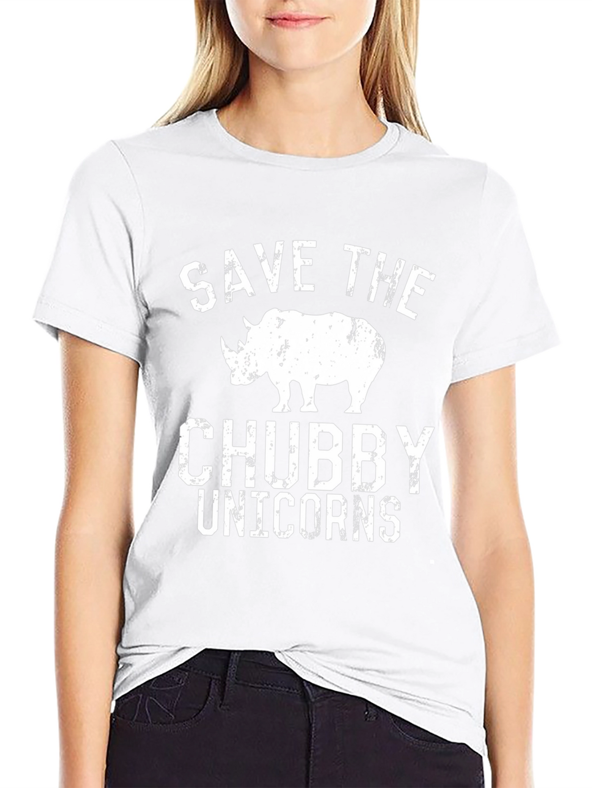 Save the Chubby Unicorns Graphic Tee