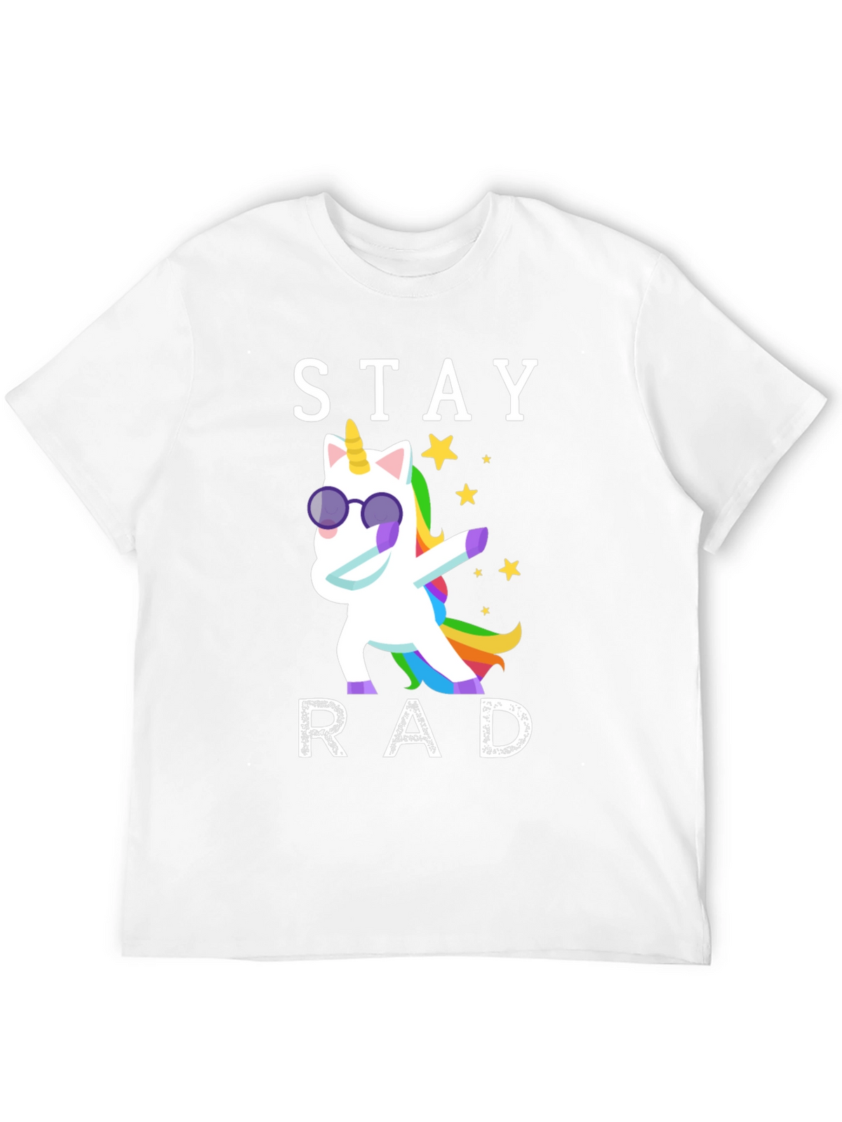 Stay Rad Unicorn Graphic T-Shirt