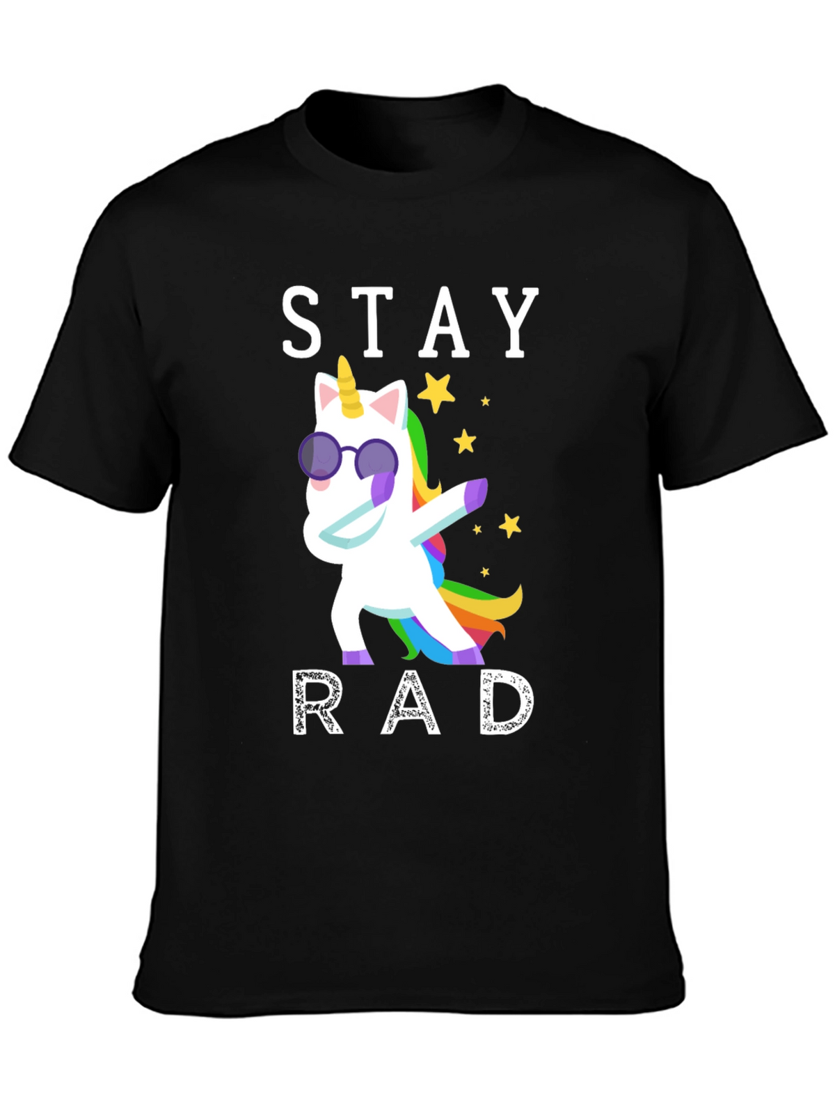 Stay Rad Unicorn Graphic T-Shirt