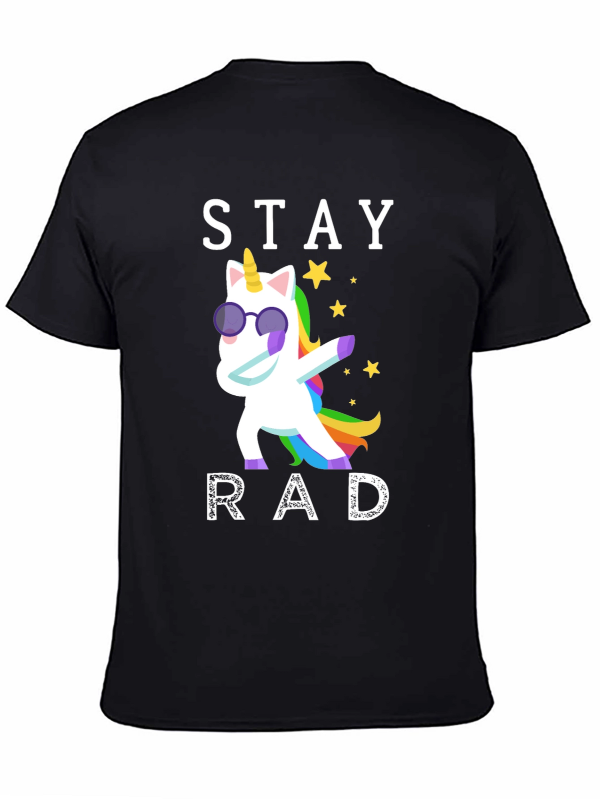 Stay Rad Unicorn Graphic T-Shirt