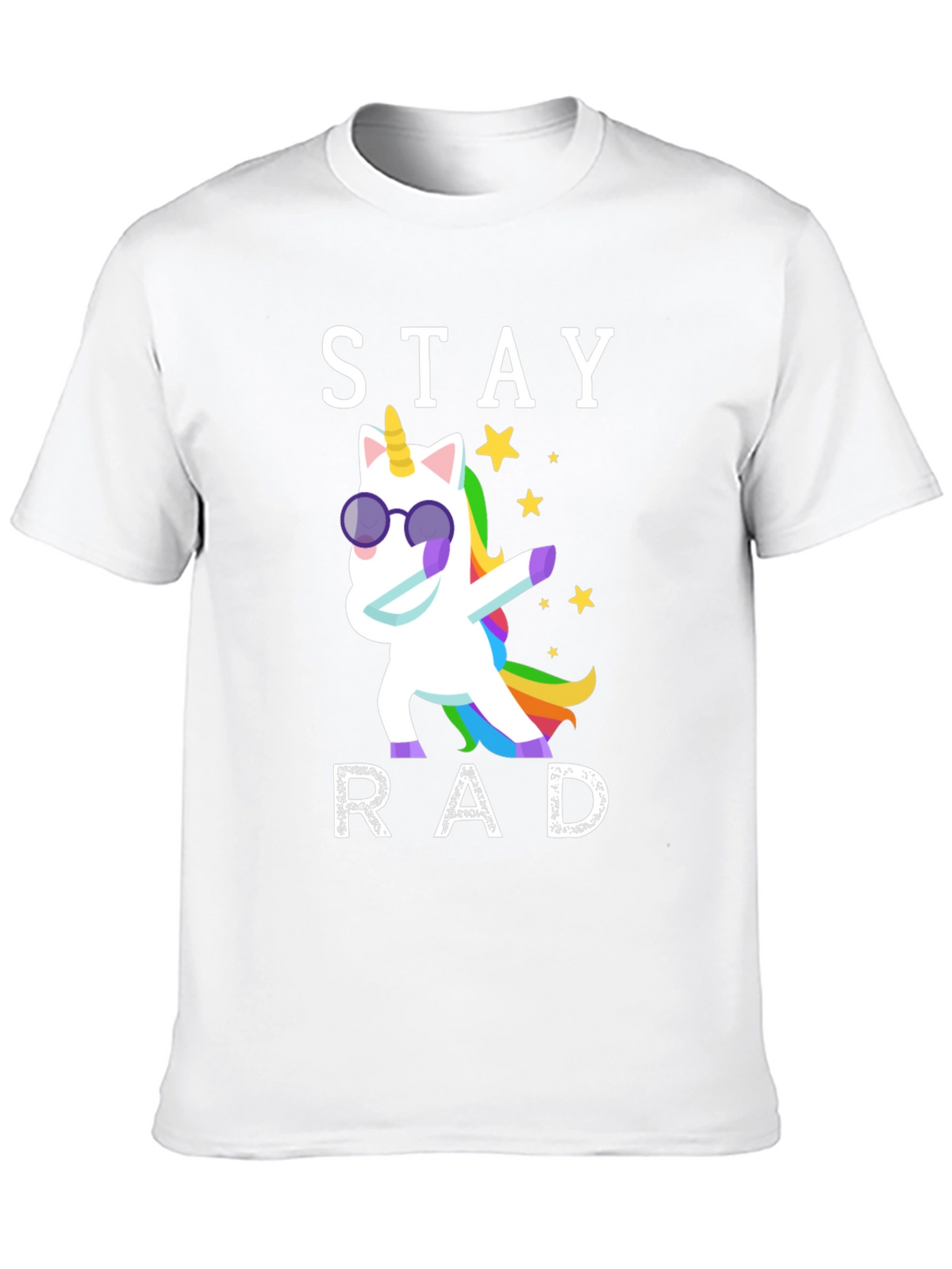 Stay Rad Unicorn Graphic T-Shirt
