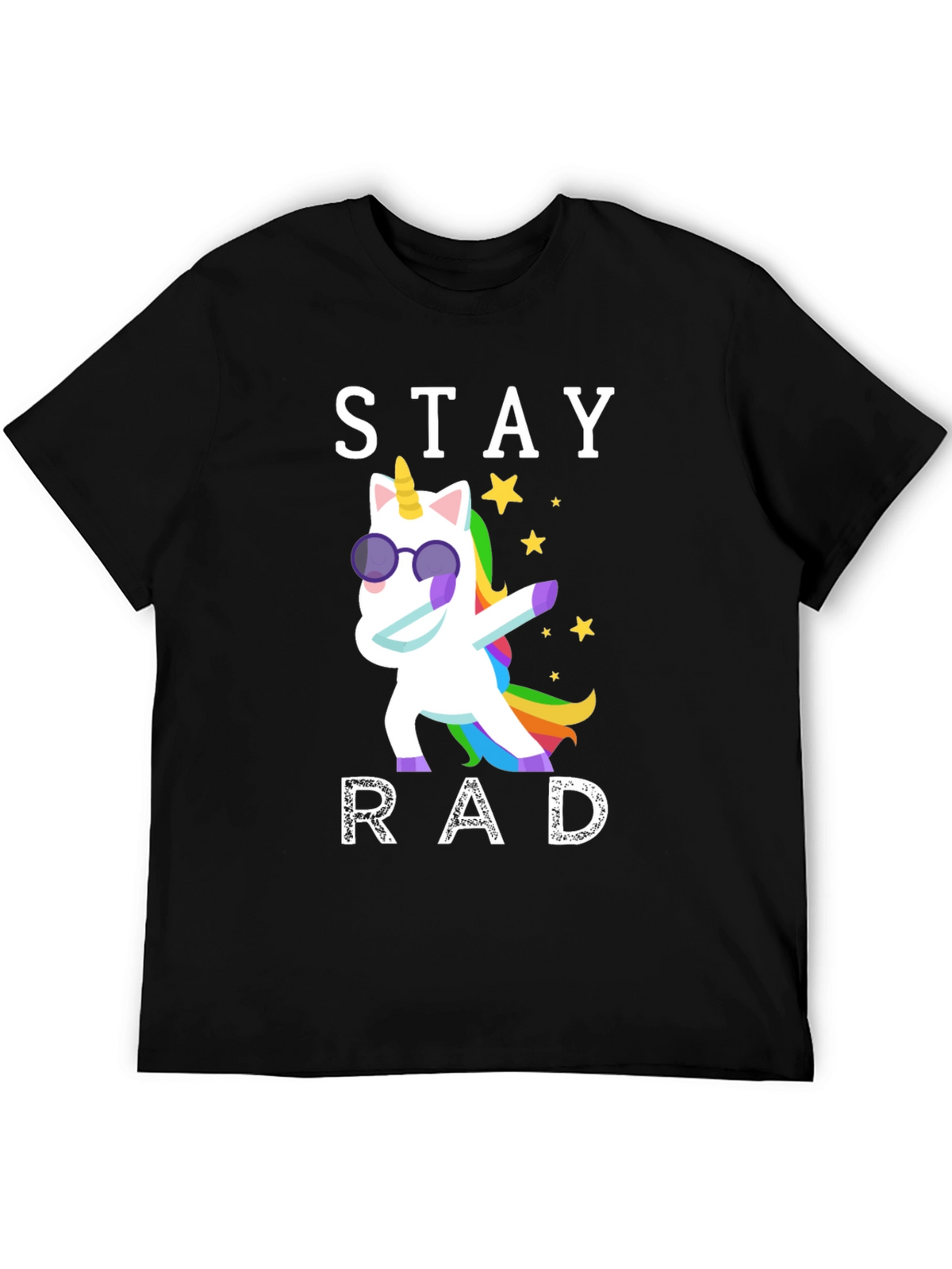 Stay Rad Unicorn Graphic T-Shirt