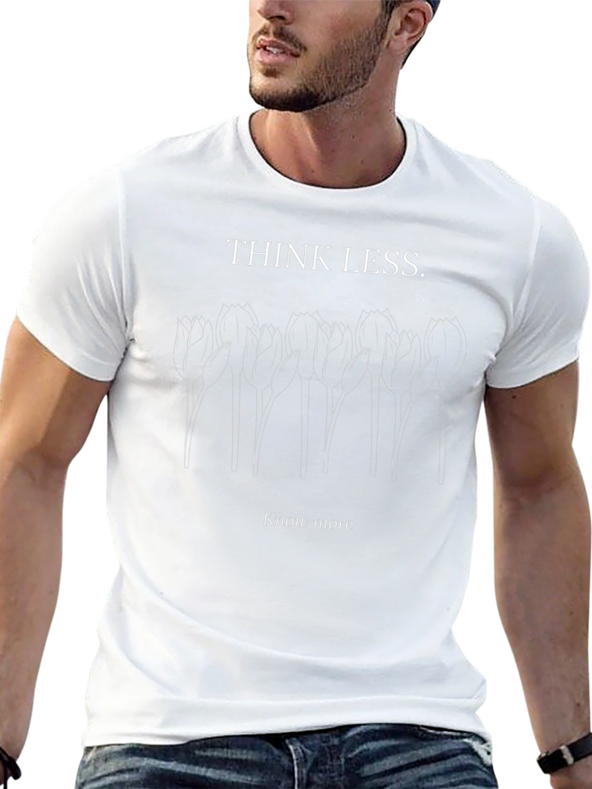 Think Less Know More Graphic T-Shirt