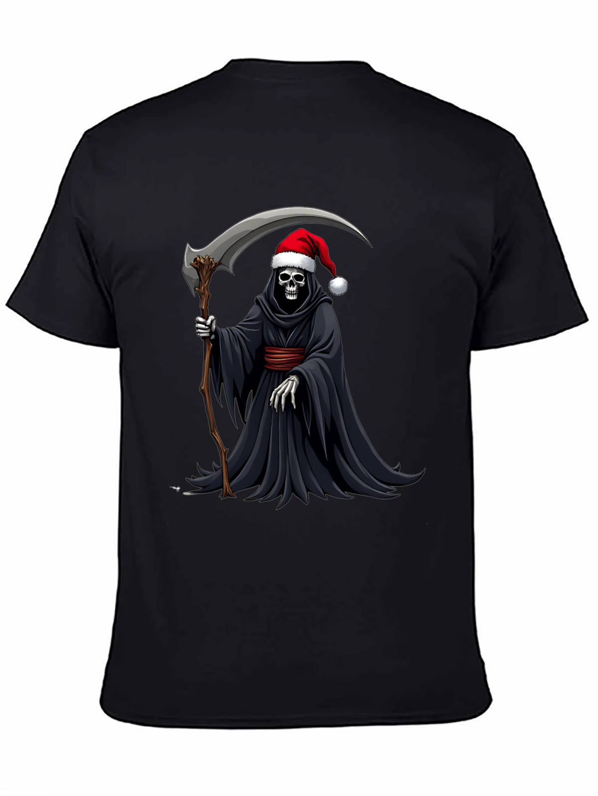 Grim Reaper Santa T-Shirt - Holiday Death