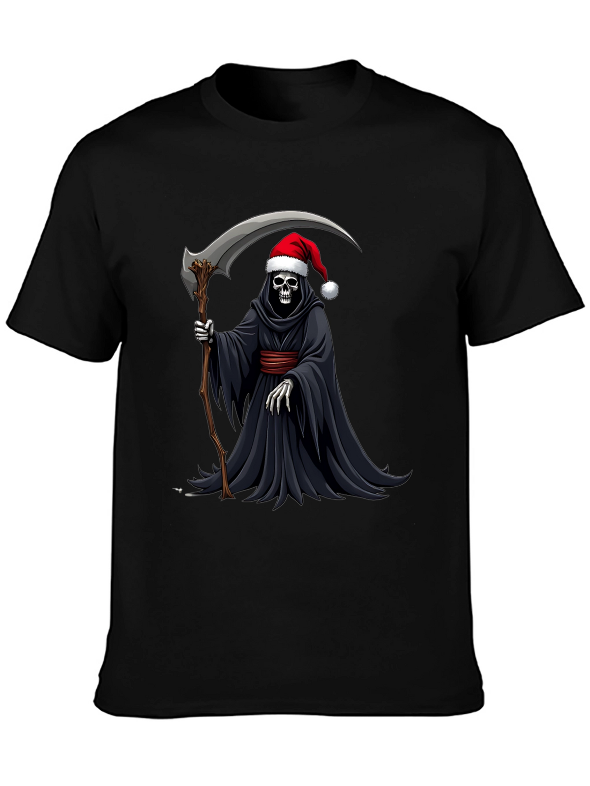 Grim Reaper Santa T-Shirt - Holiday Death