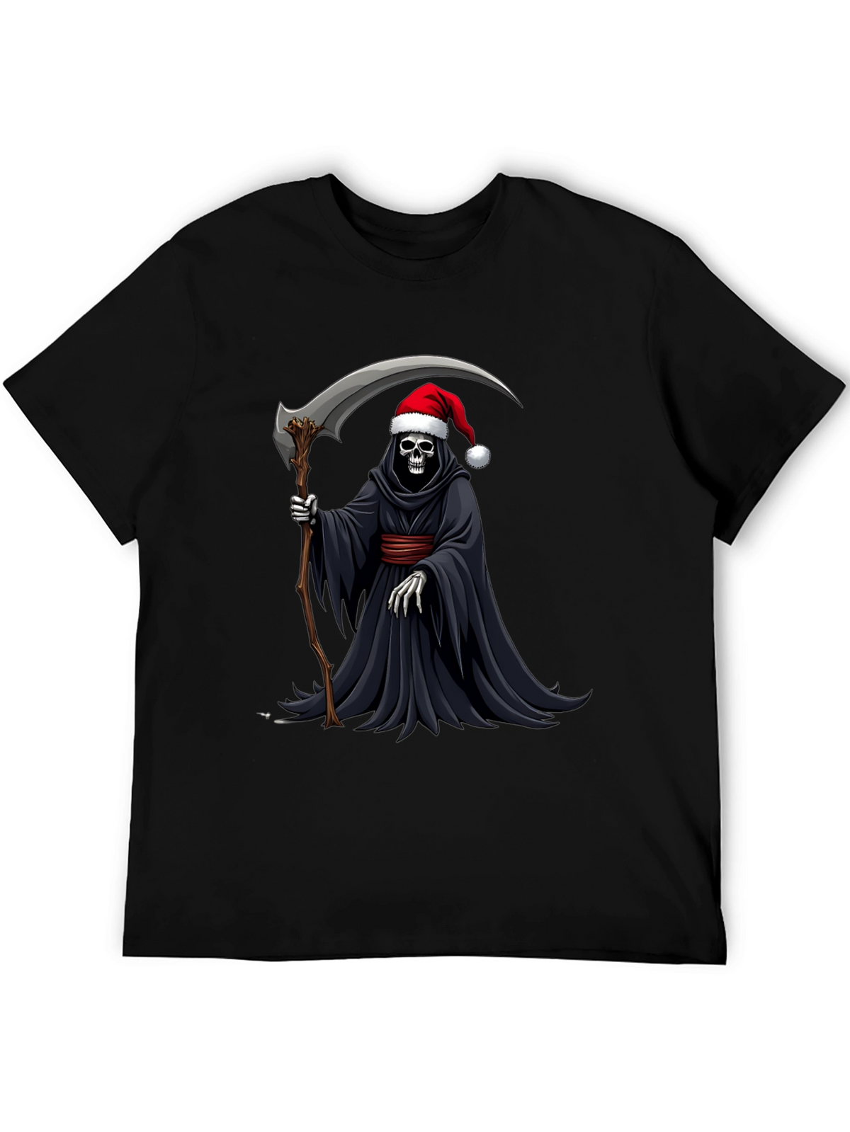 Grim Reaper Santa T-Shirt - Holiday Death