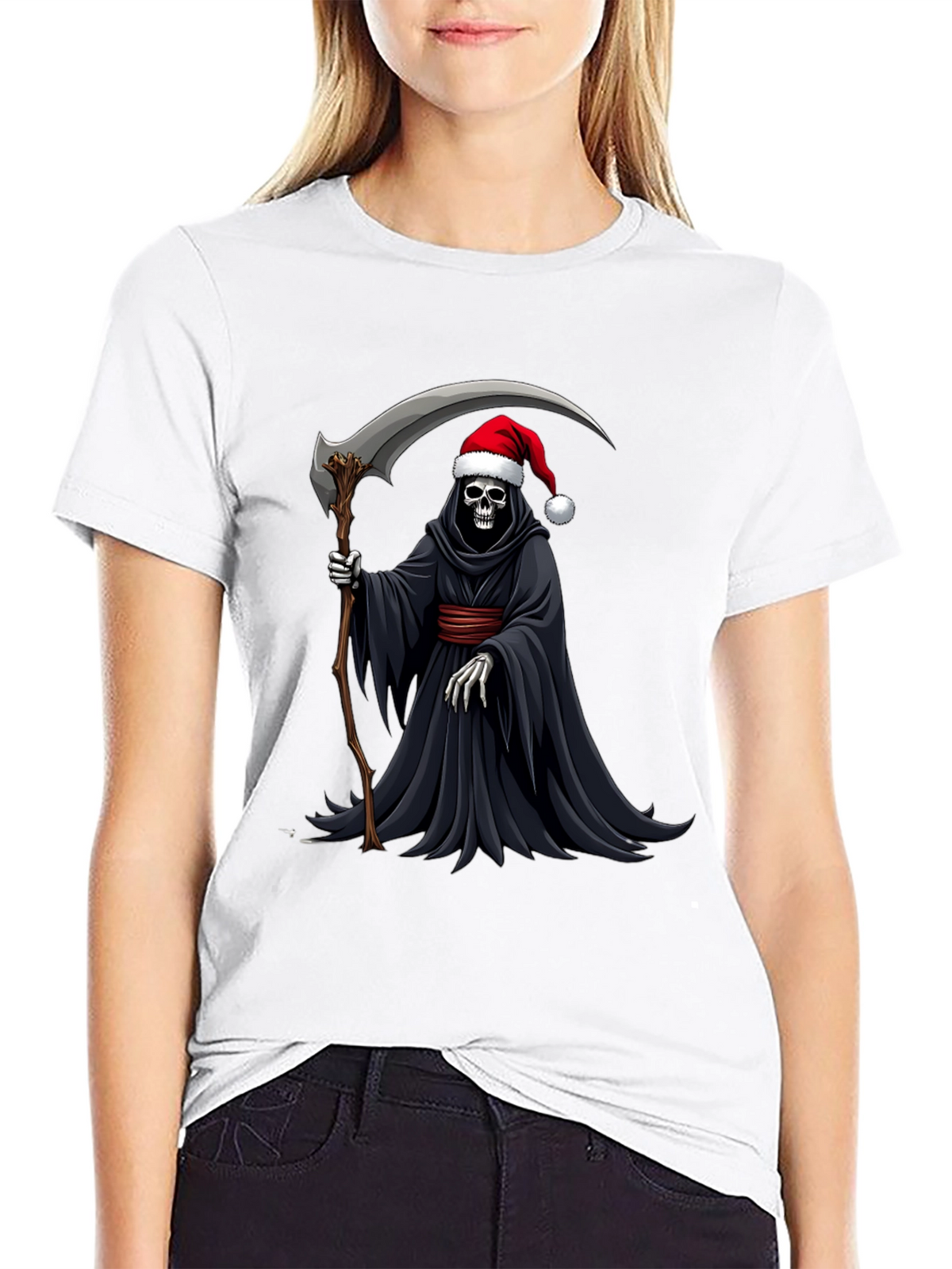 Grim Reaper Santa T-Shirt - Holiday Death