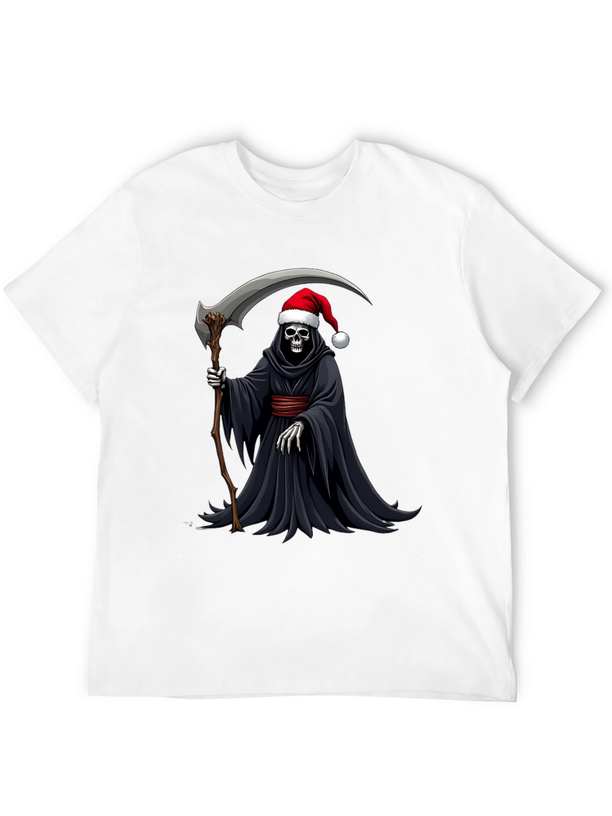 Grim Reaper Santa T-Shirt - Holiday Death